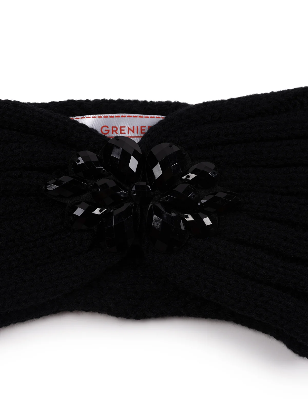 Bandeau tricoté avec perles - Image 2