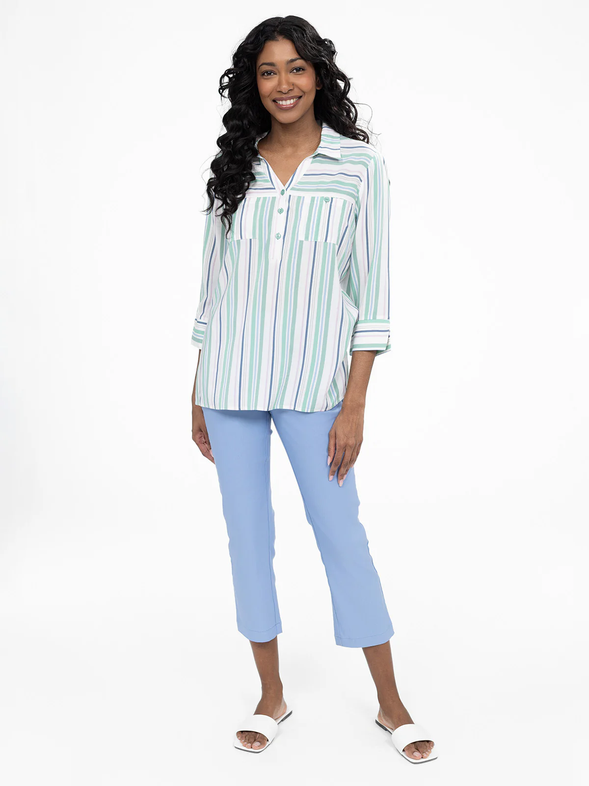 Blouse à manches 3/4 - Image 6