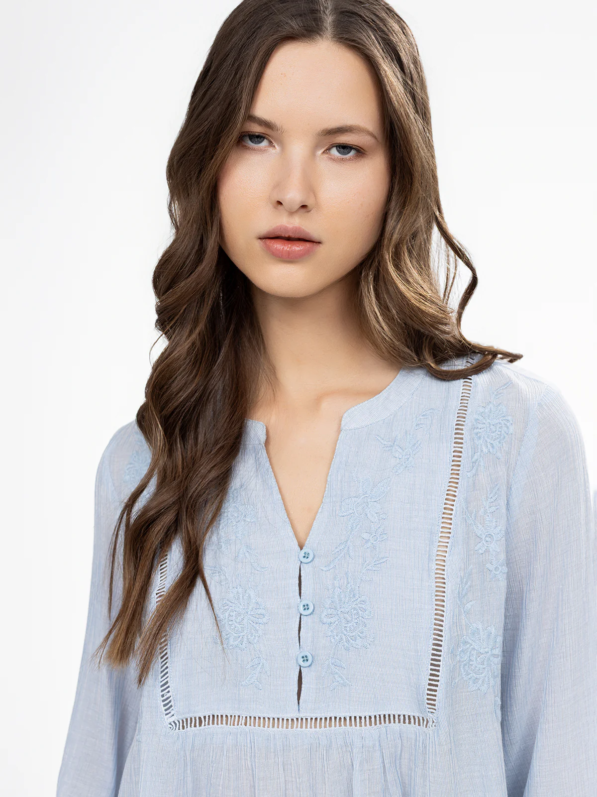 Blouse ample à manches 3/4 - Image 2