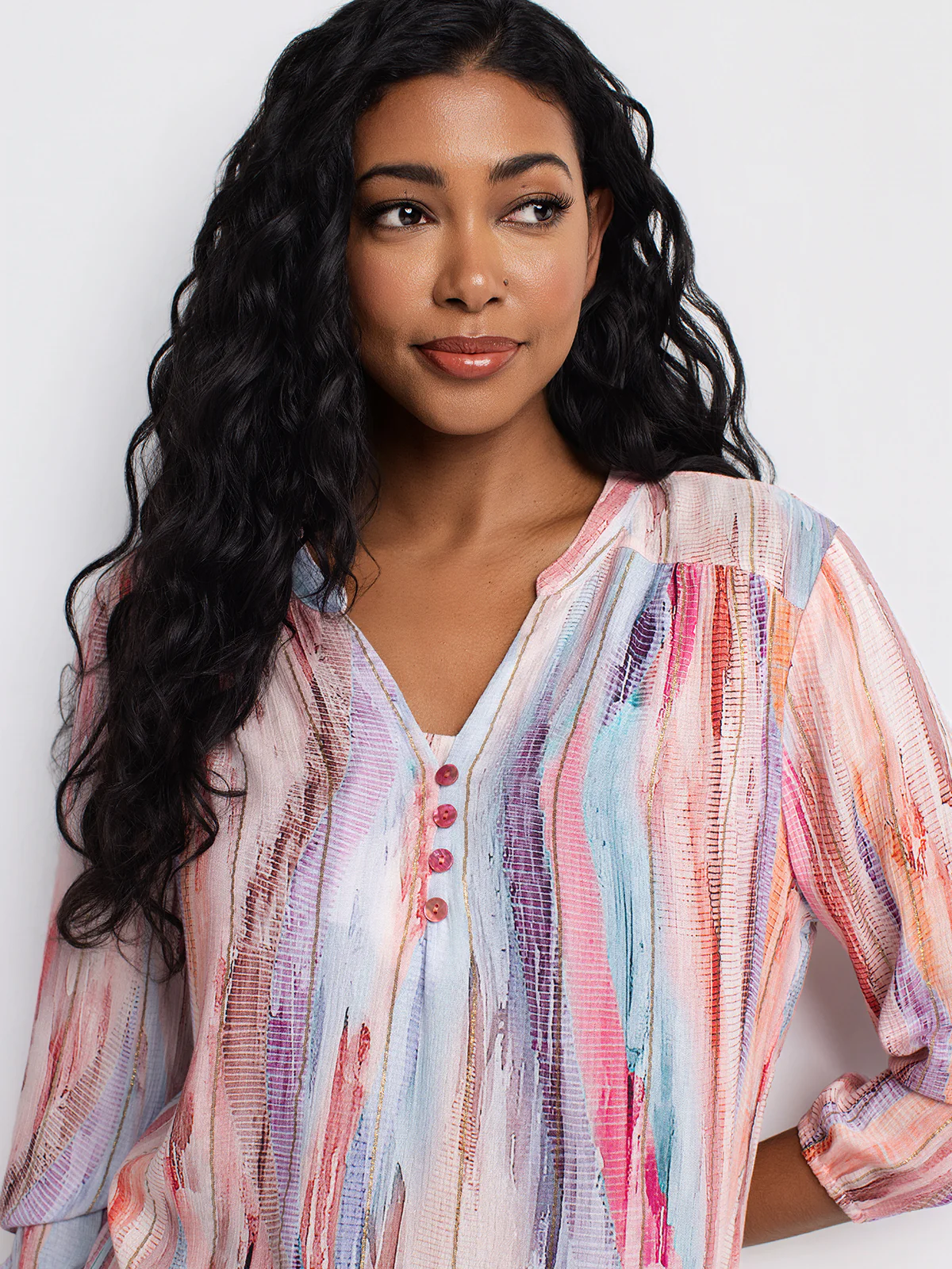 Blouse ample à manches 3/4 - Image 10