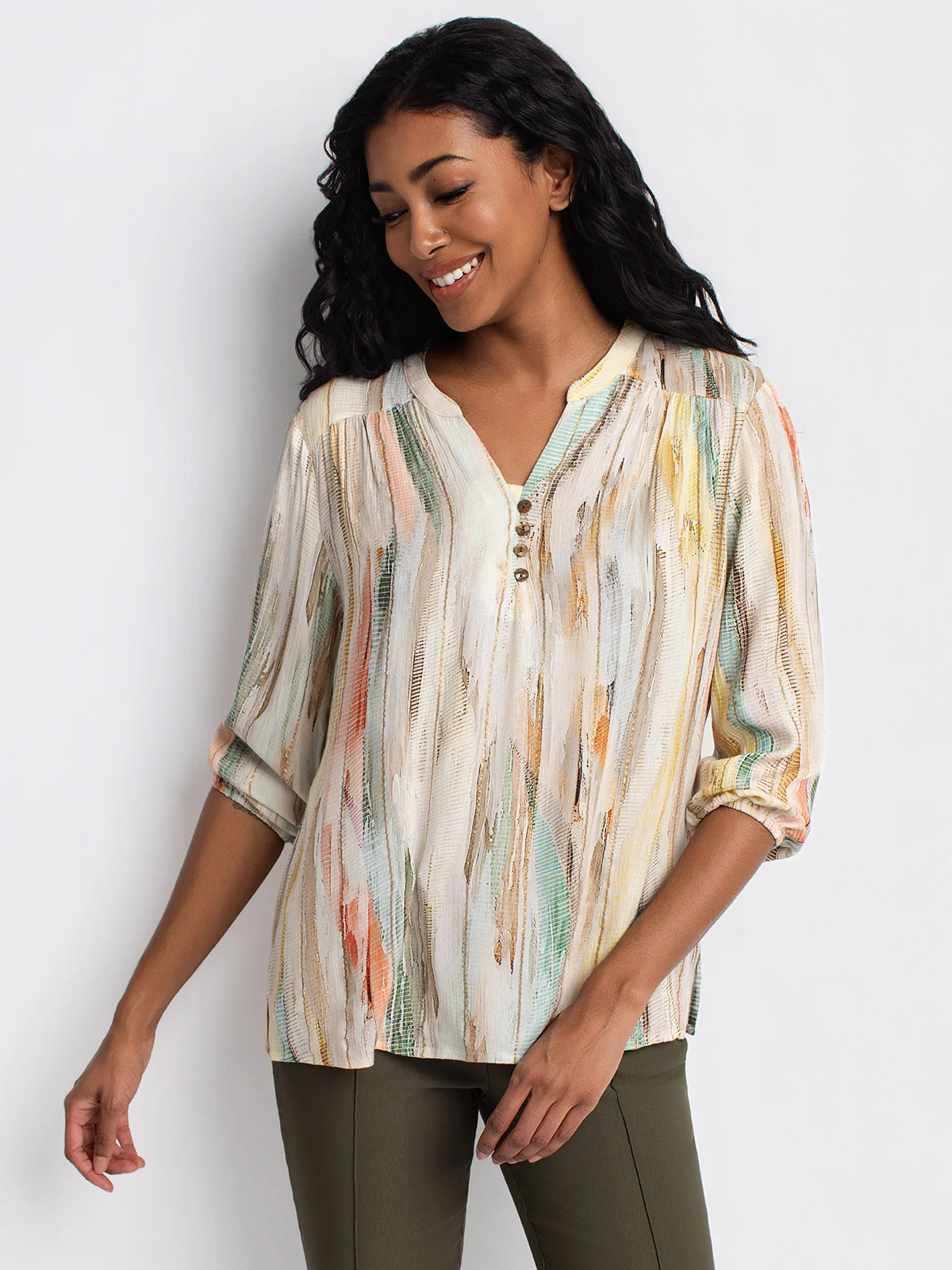 Blouse ample à manches 3/4 - Image 5
