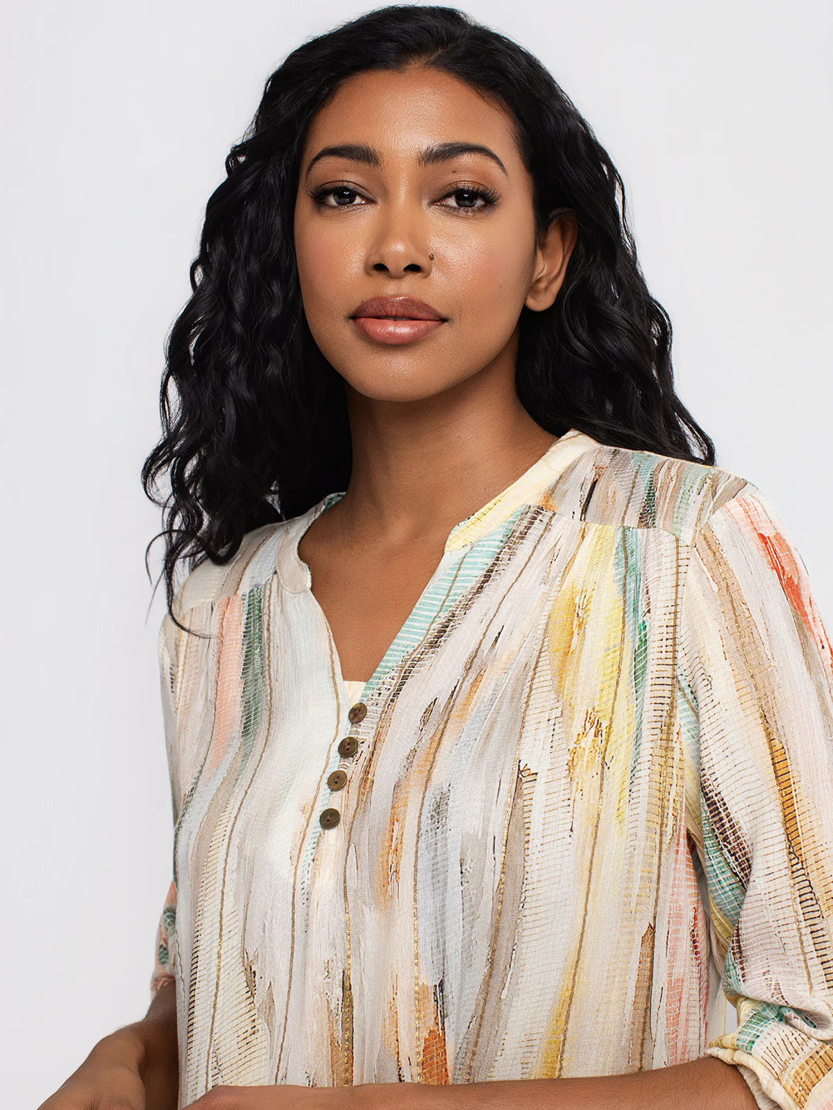 Blouse ample à manches 3/4 - Image 6