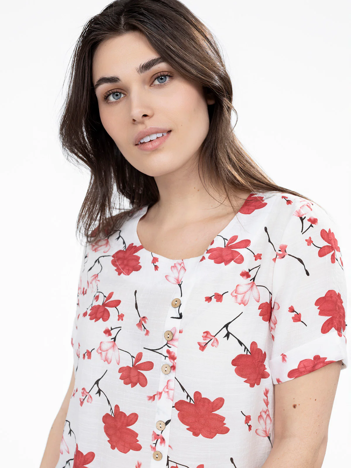 Blouse ample à manches courtes - Image 6