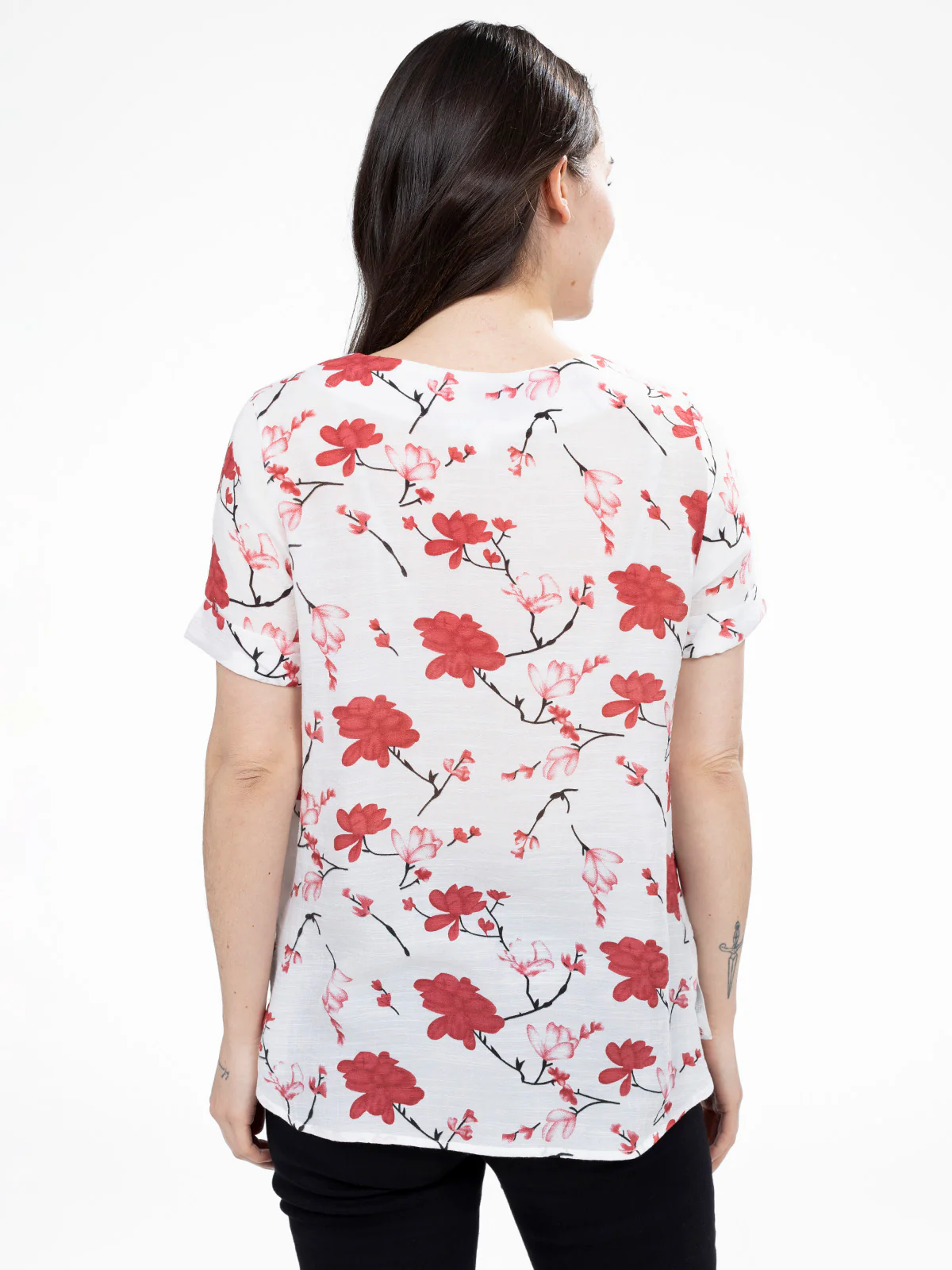Blouse ample à manches courtes - Image 7
