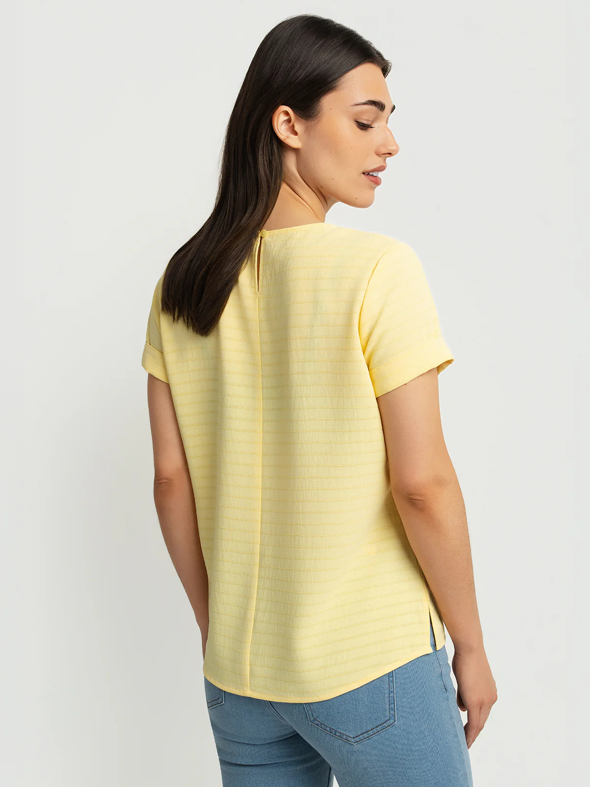 Blouse ample à manches courtes - Image 3