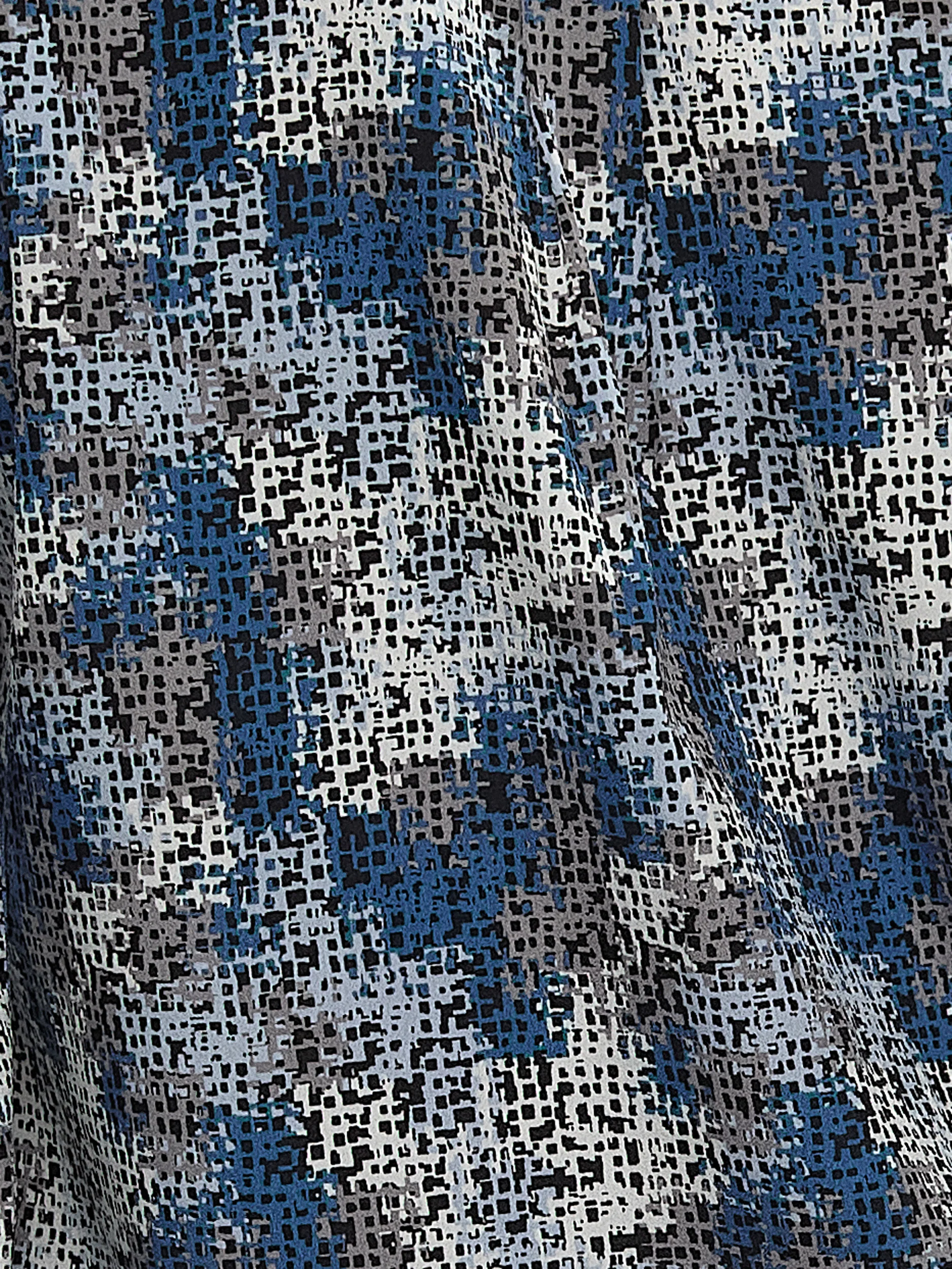 Blouse longueur tunique ample à manches 3/4 avec boutons - Image 8