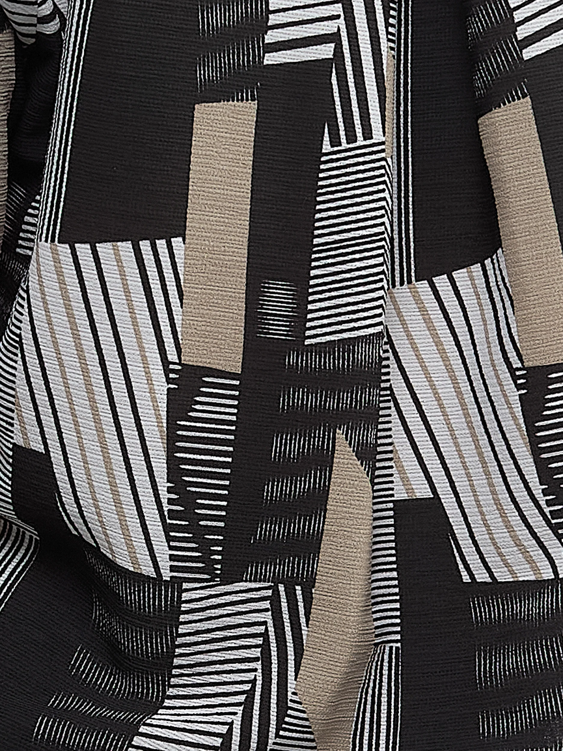 Blouse longueur tunique semi-ajustée à manches 3/4 avec boutons - Image 4