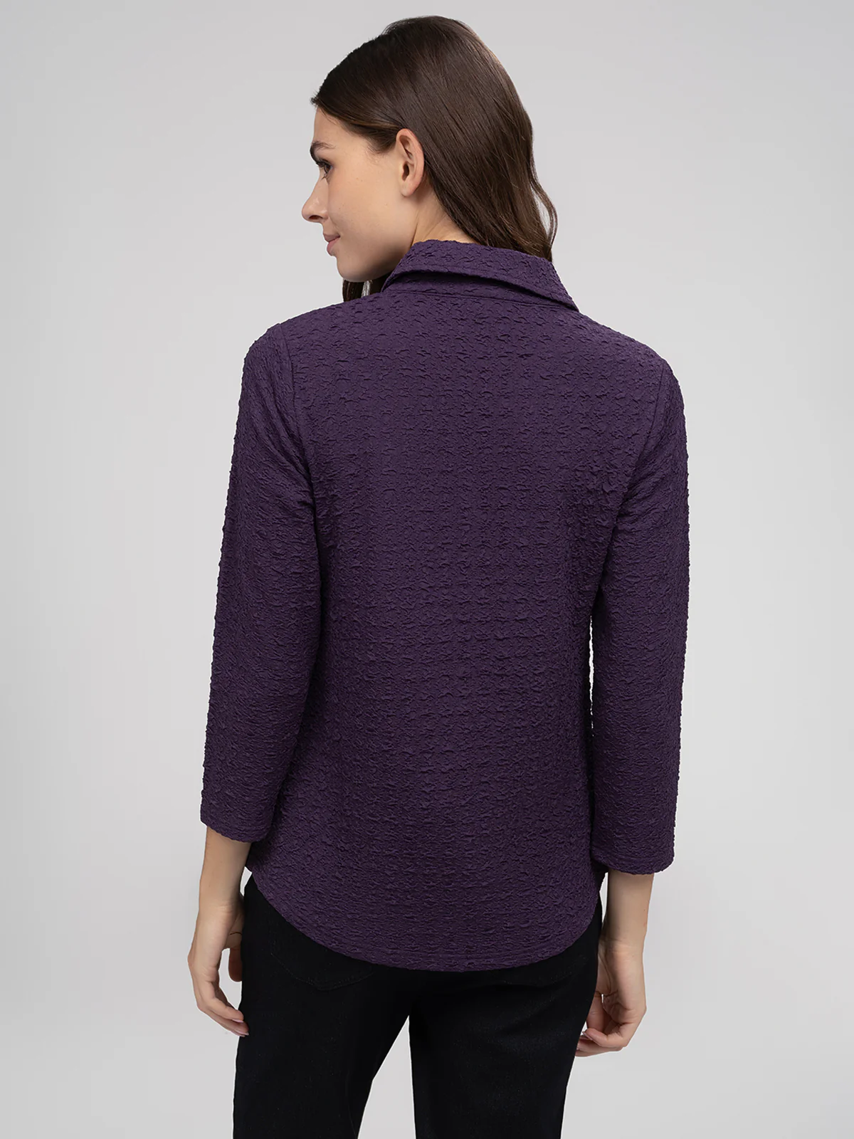 Blouse semi-ajustée à manches 3/4 avec boutons - Image 11