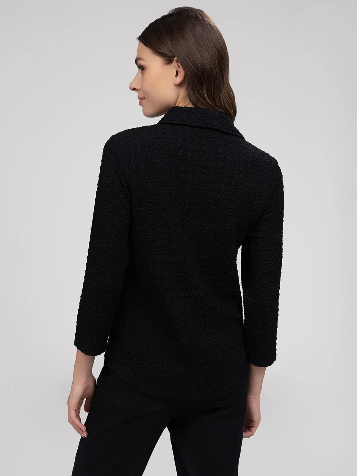 Blouse semi-ajustée à manches 3/4 avec boutons - Image 7