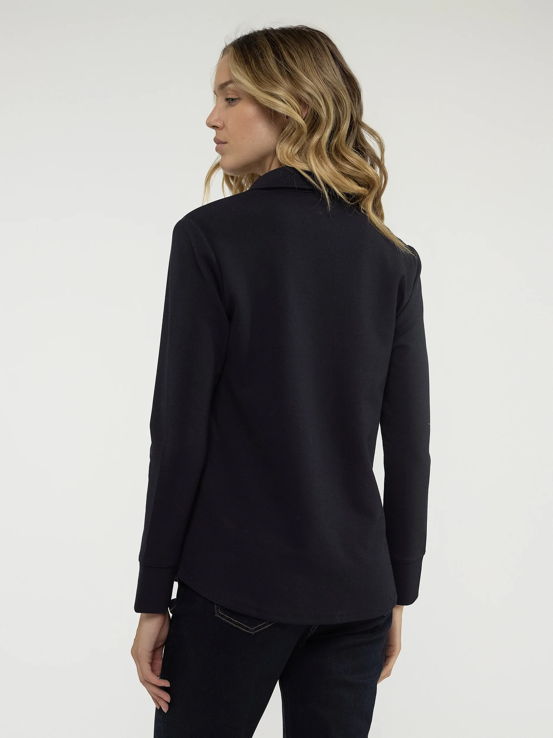 Blouse semi-ajustée à manches longues avec boutons - Image 11