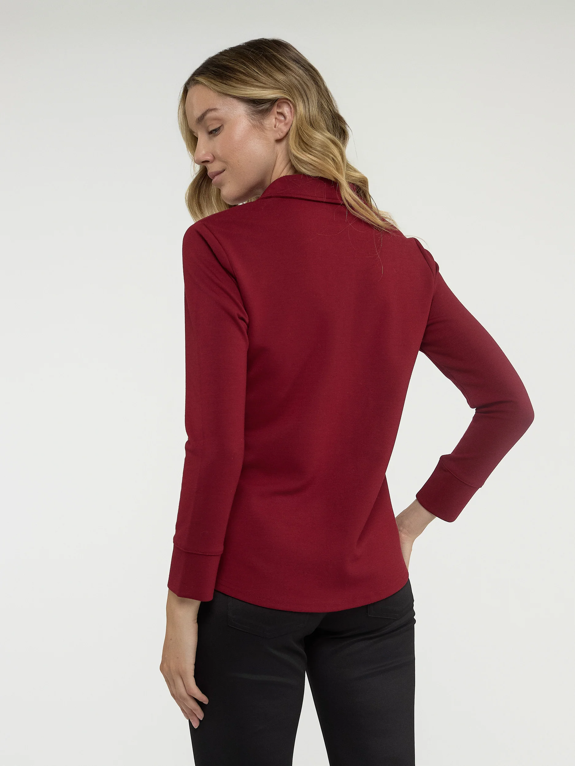 Blouse semi-ajustée à manches longues avec boutons - Image 15
