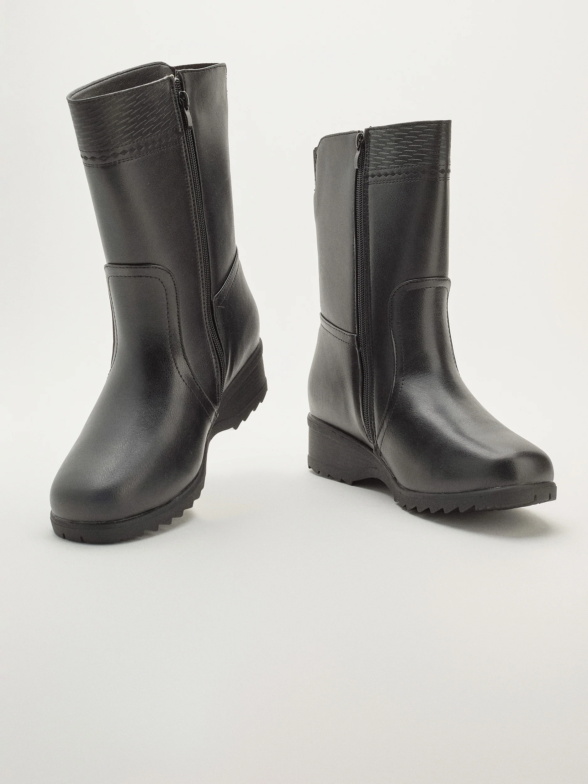 Bottes d'hiver à talons plats - Image 2