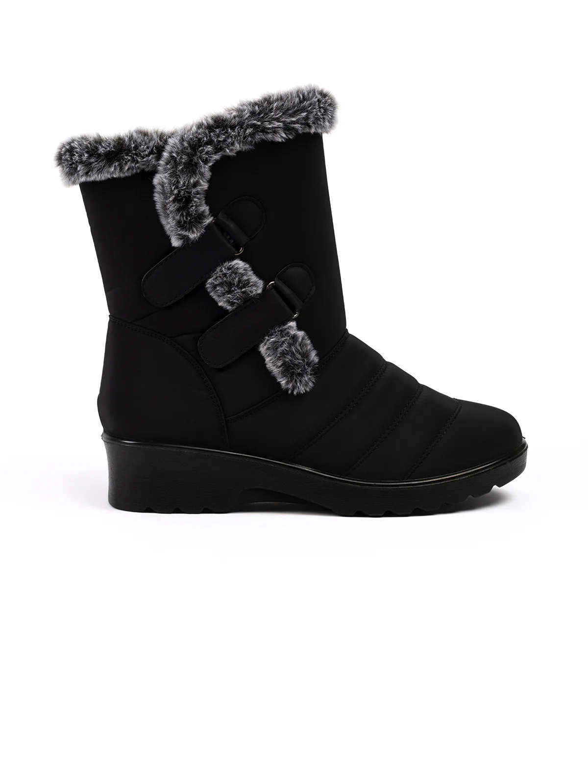 Bottes d'hiver à talons plats