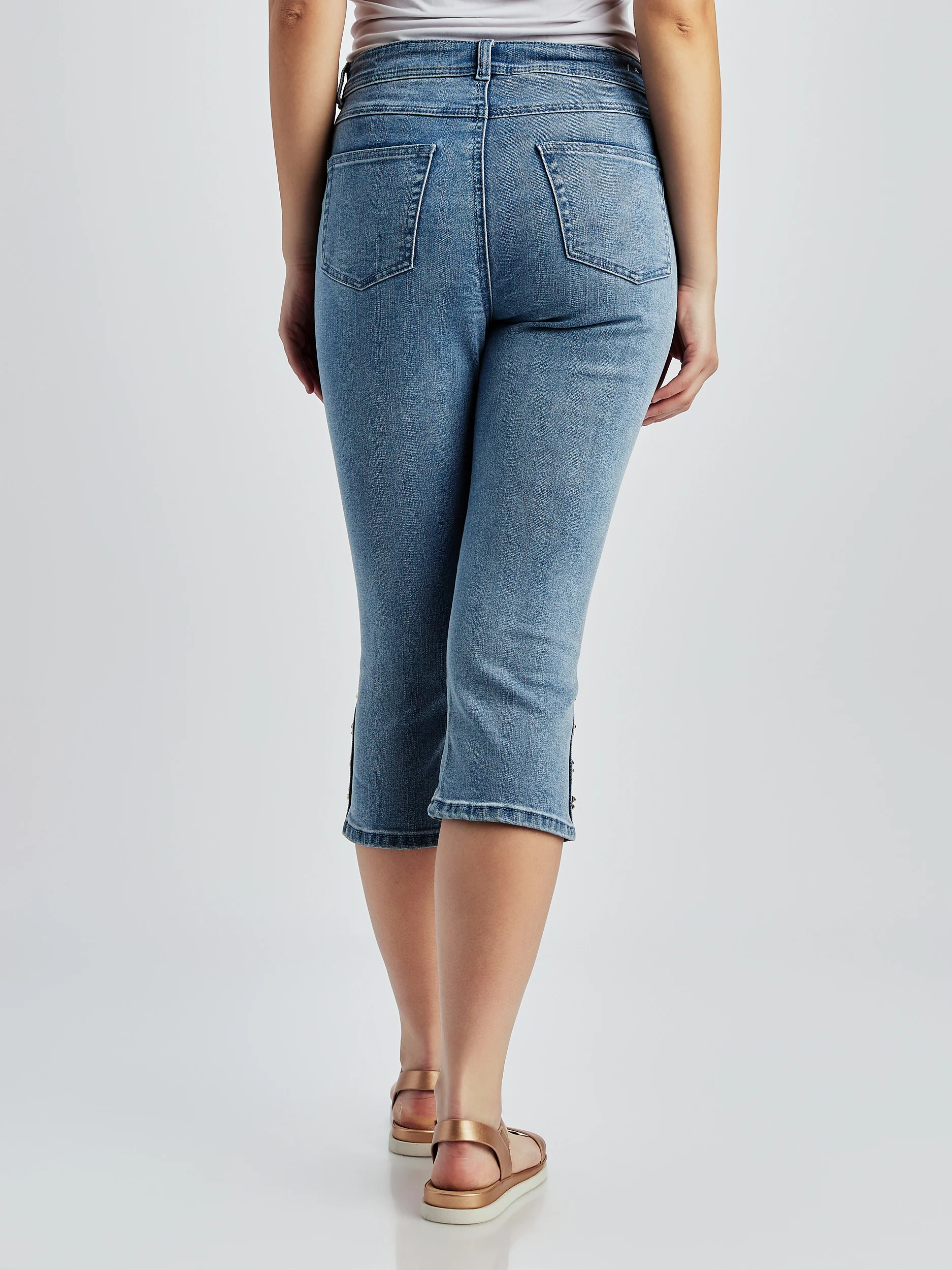 Capri droit en denim - Image 3