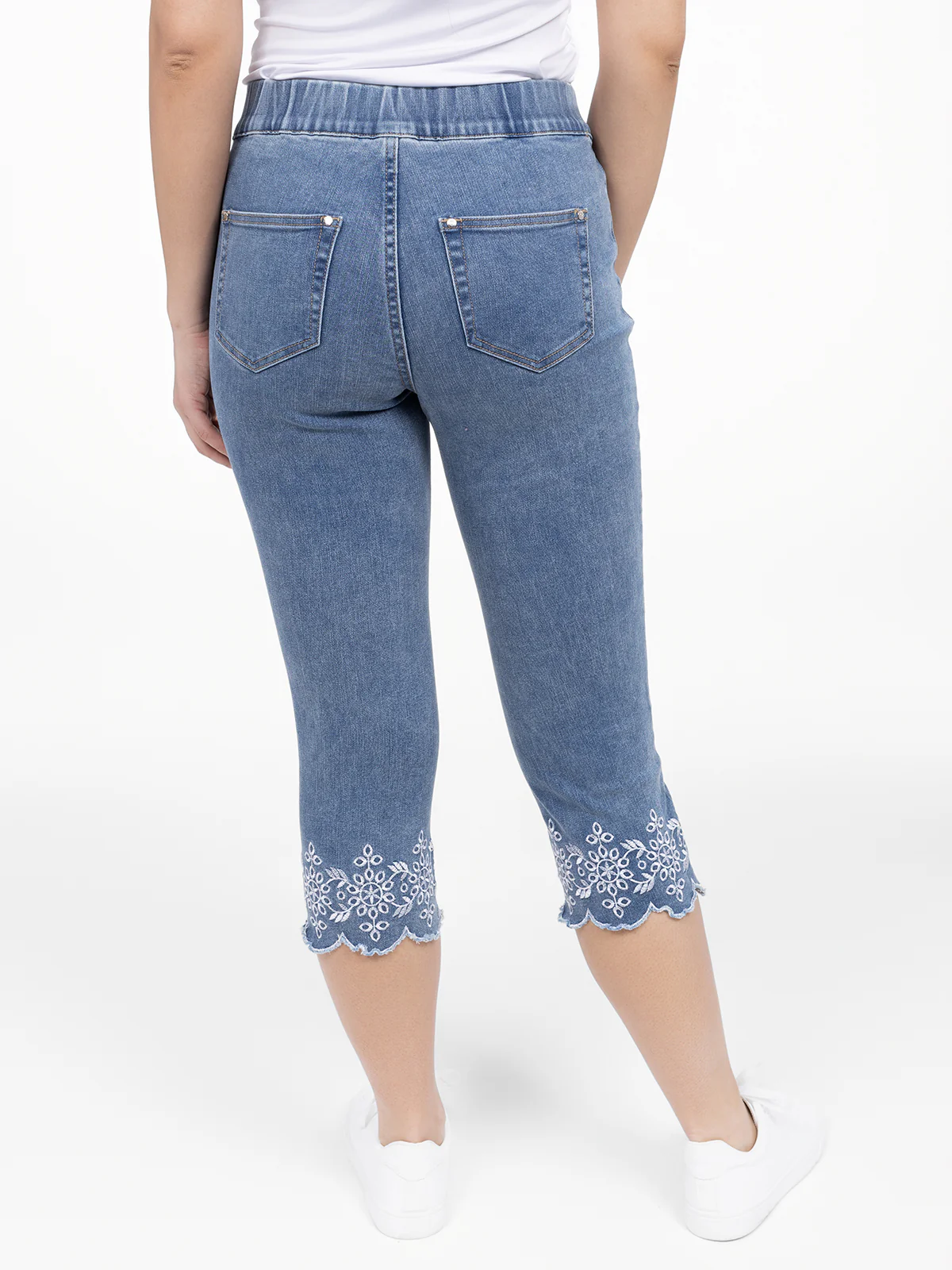 Capri en denim à enfiler - Image 5