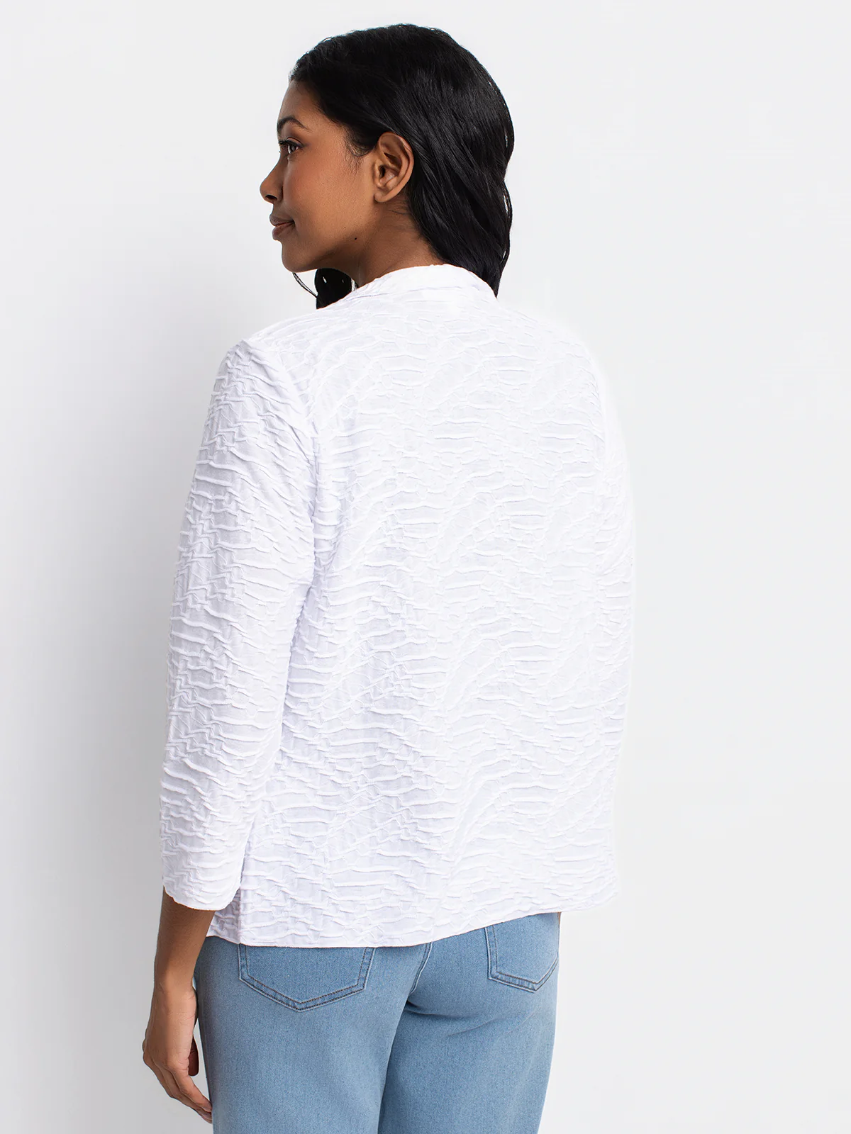 Cardigan semi-ajusté à manches 3/4 - Image 7