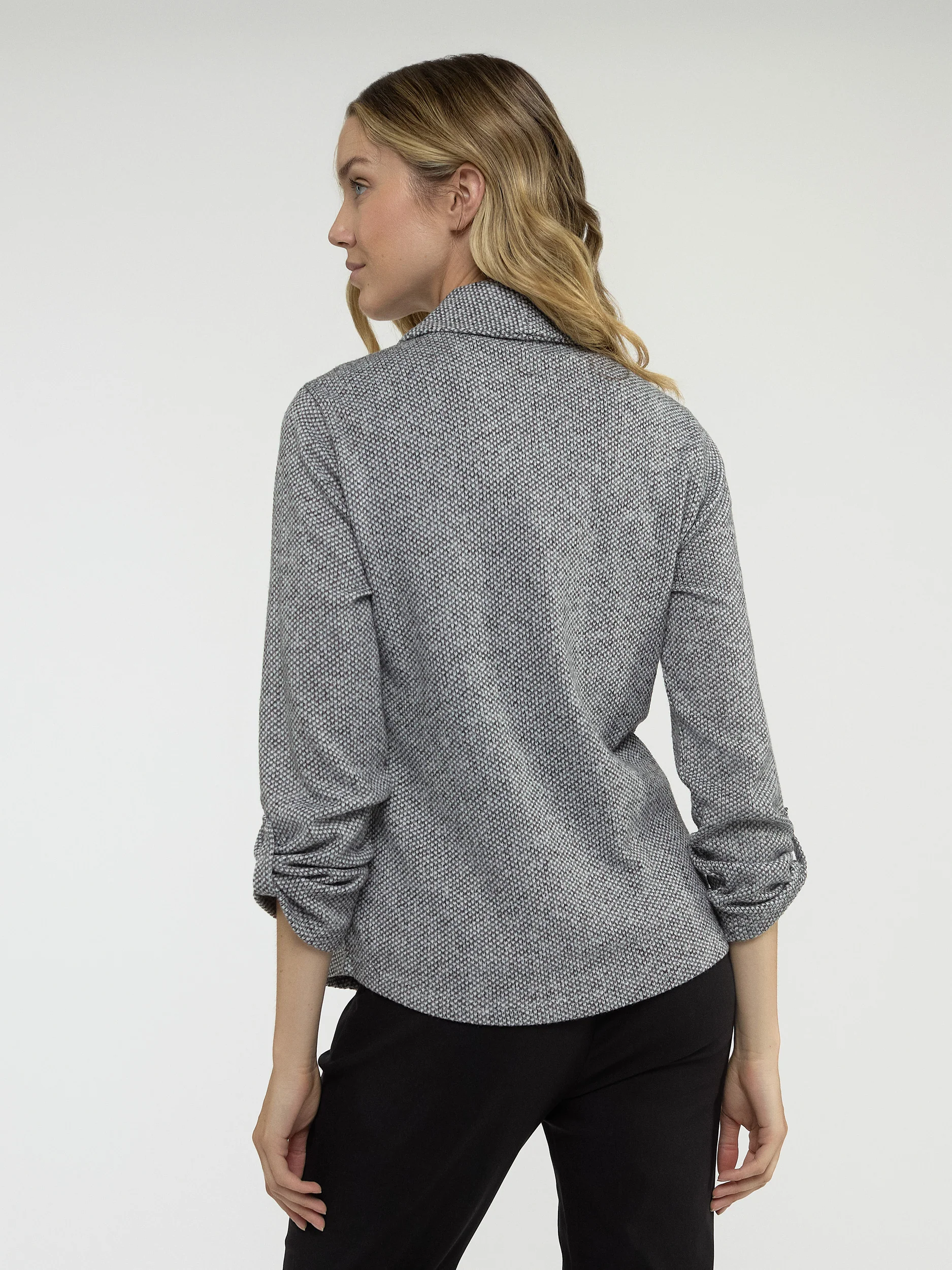 Cardigan semi-ajusté à manches longues - Image 3