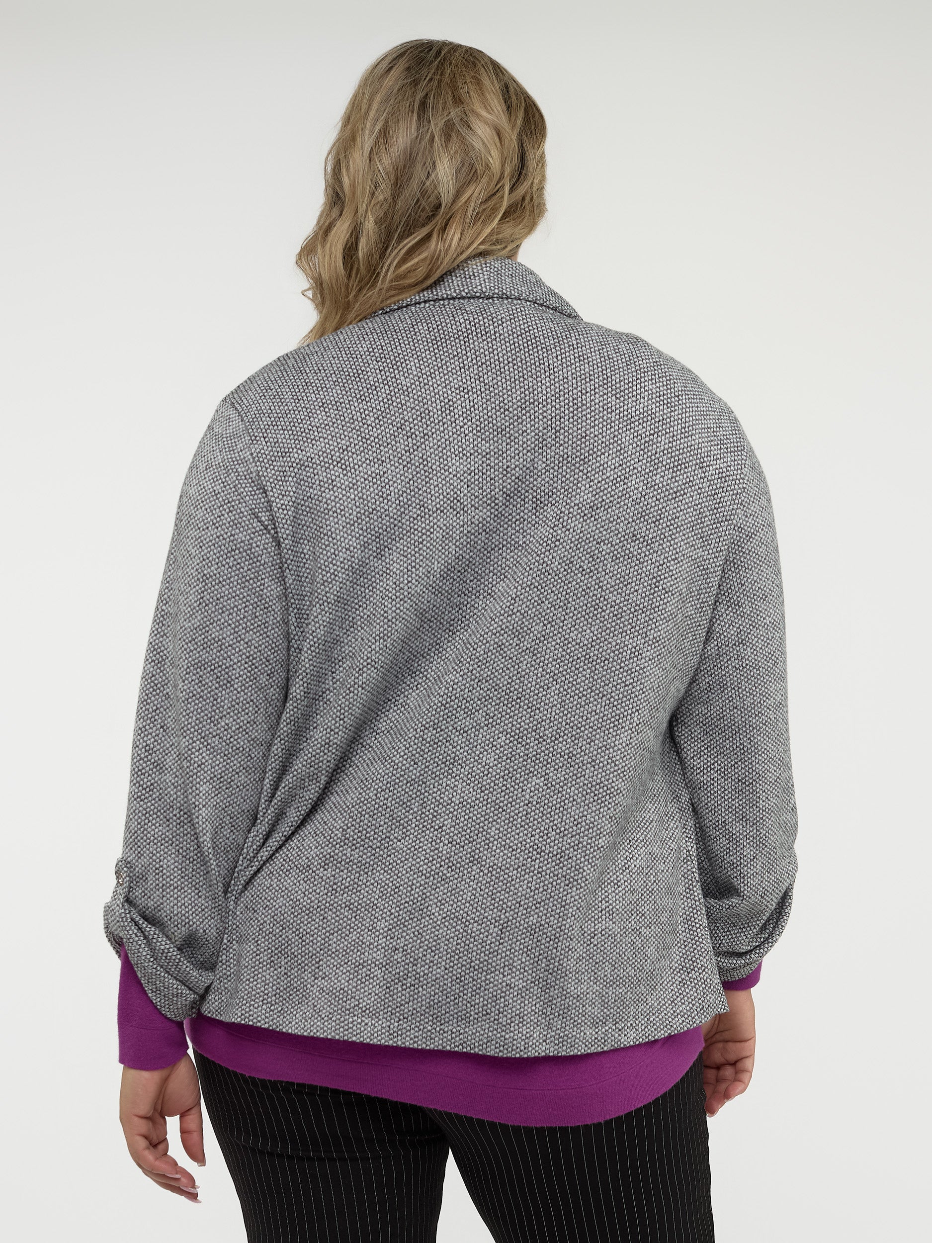 Cardigan semi-ajusté à manches longues - Image 7