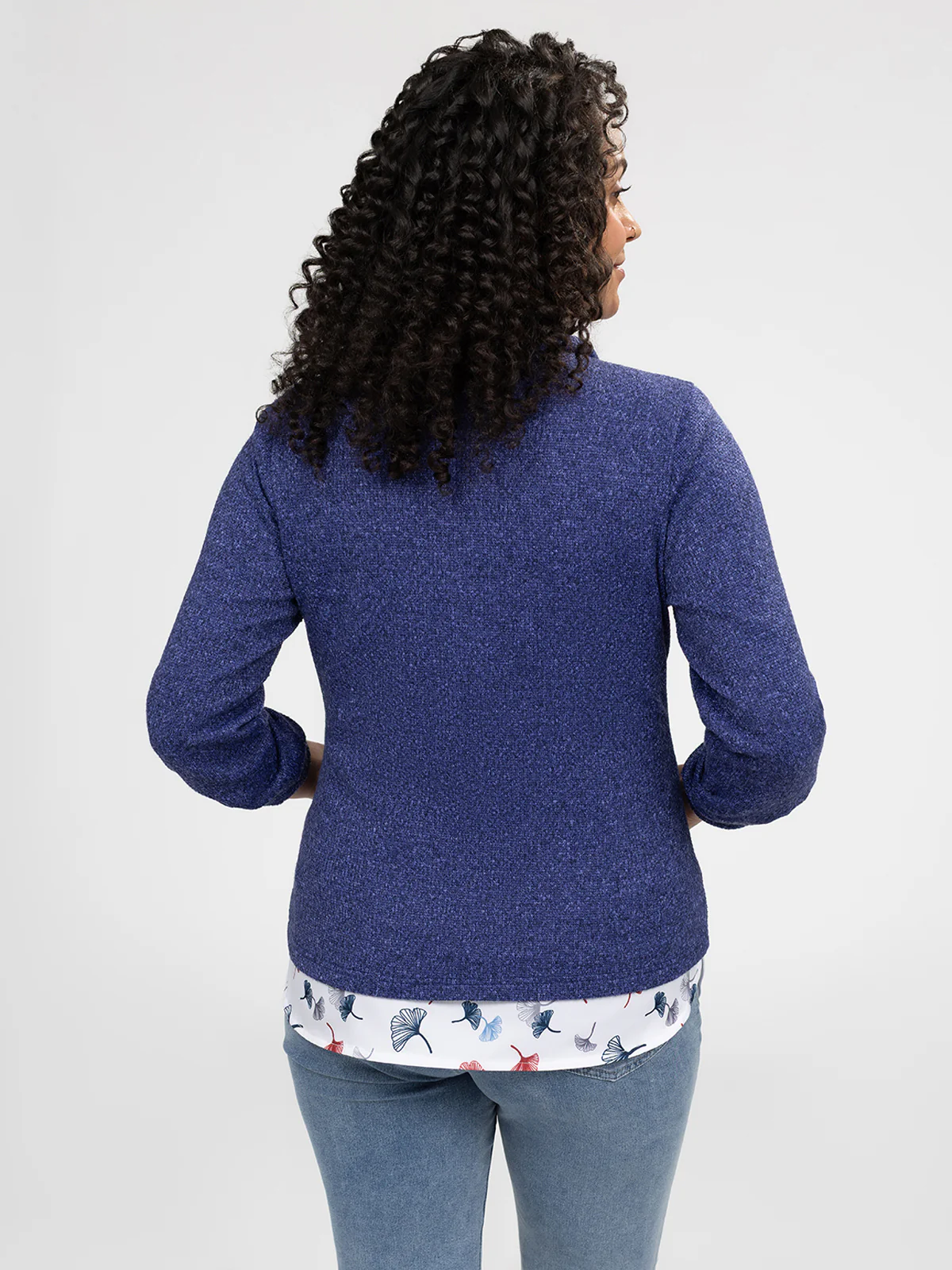 Cardigan semi-ajusté à manches longues - Image 3