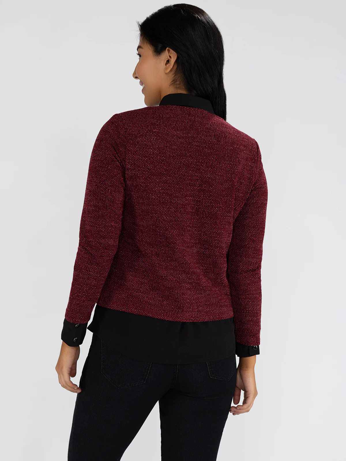 Cardigan semi-ajusté à manches longues - Image 7