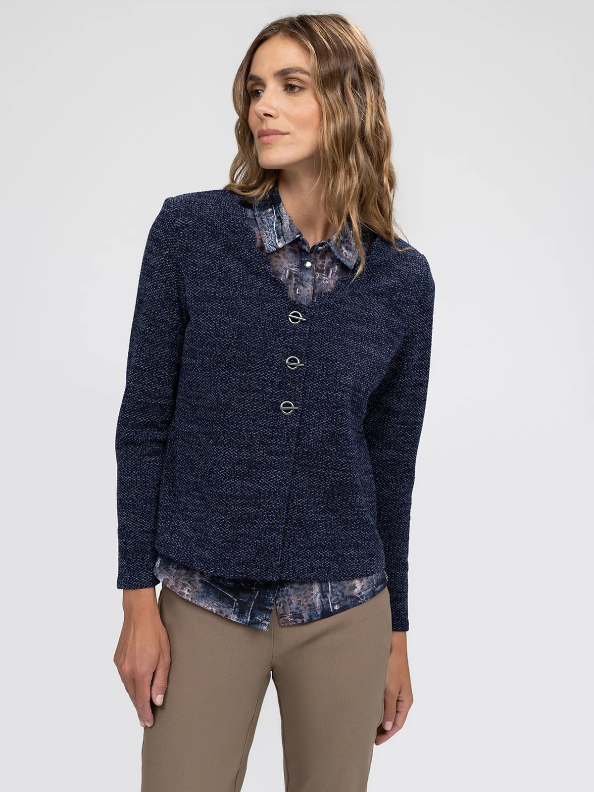 Cardigan semi-ajusté à manches longues - Image 9