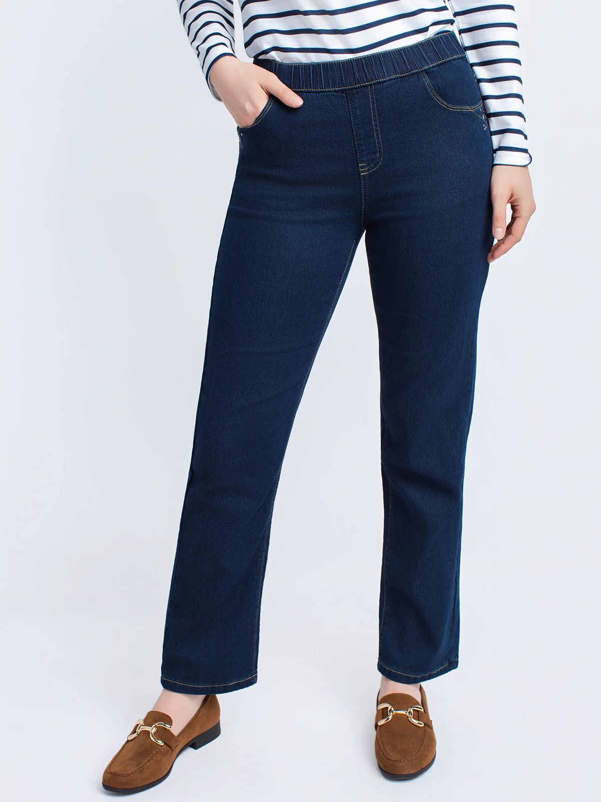 Jean 7/8 à enfilé - Petite - Image 2