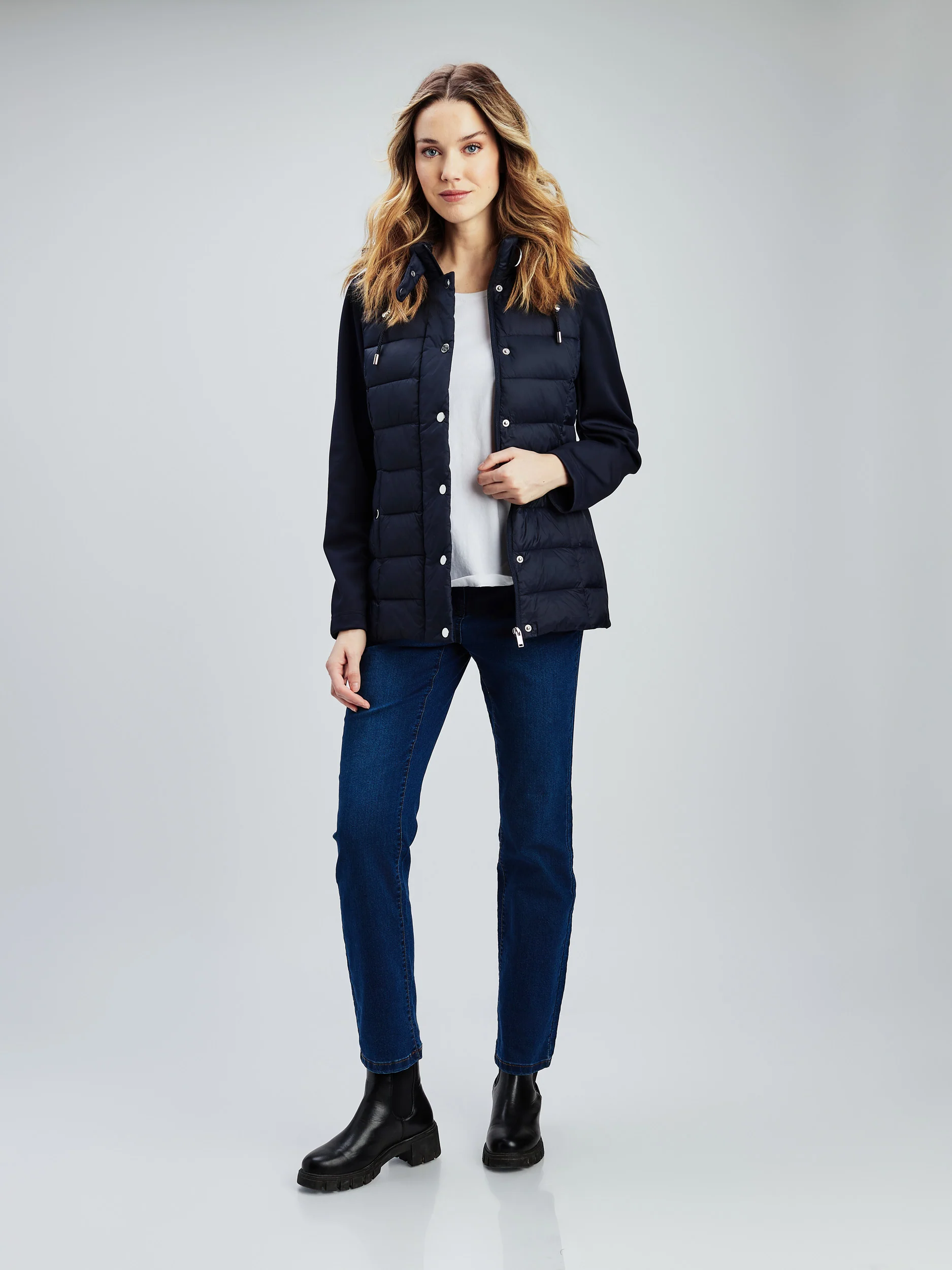 Manteau coquille court semi-ajusté - Image 5