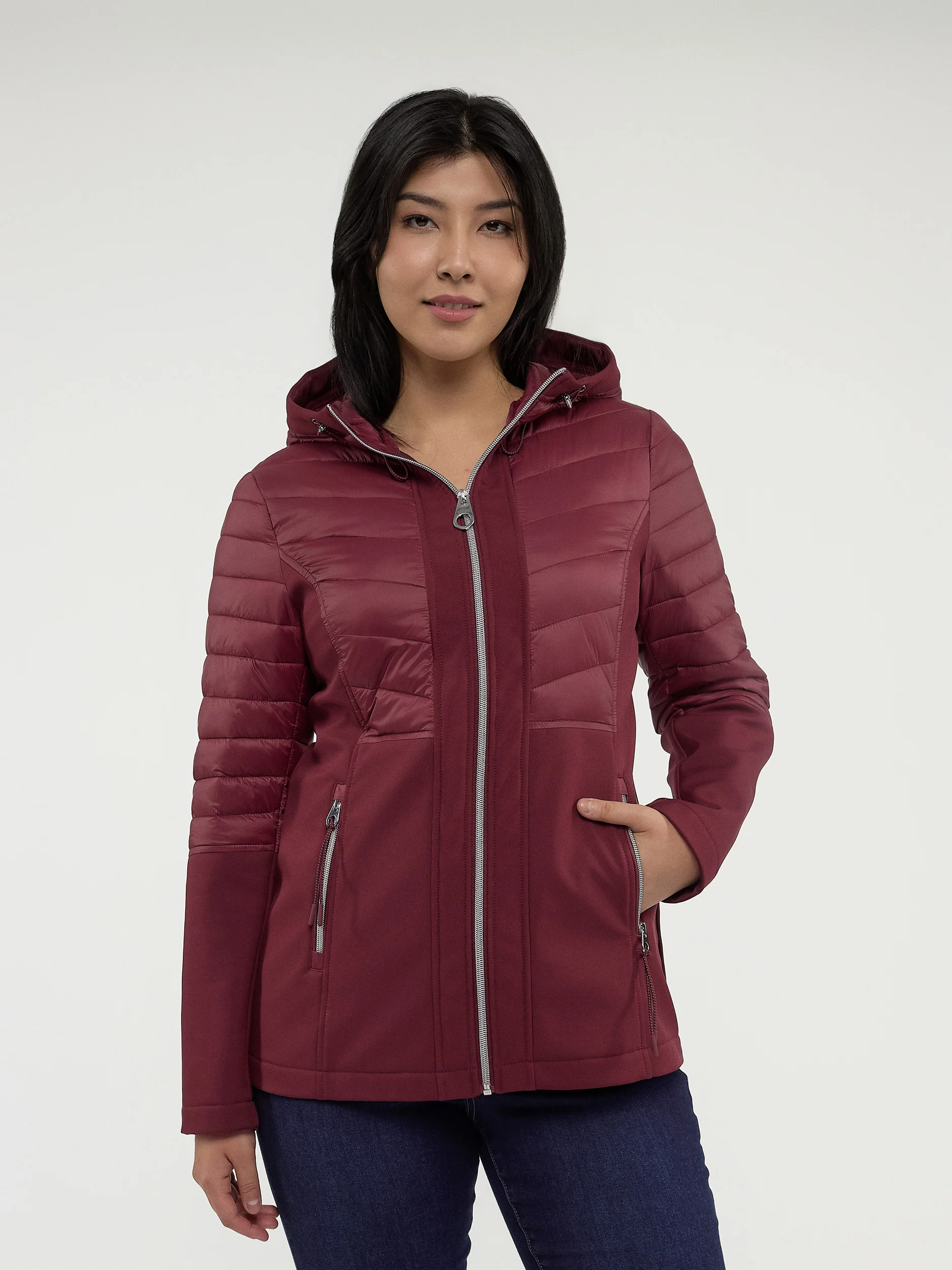 Manteau coquille mi-cuisse semi-ajusté
