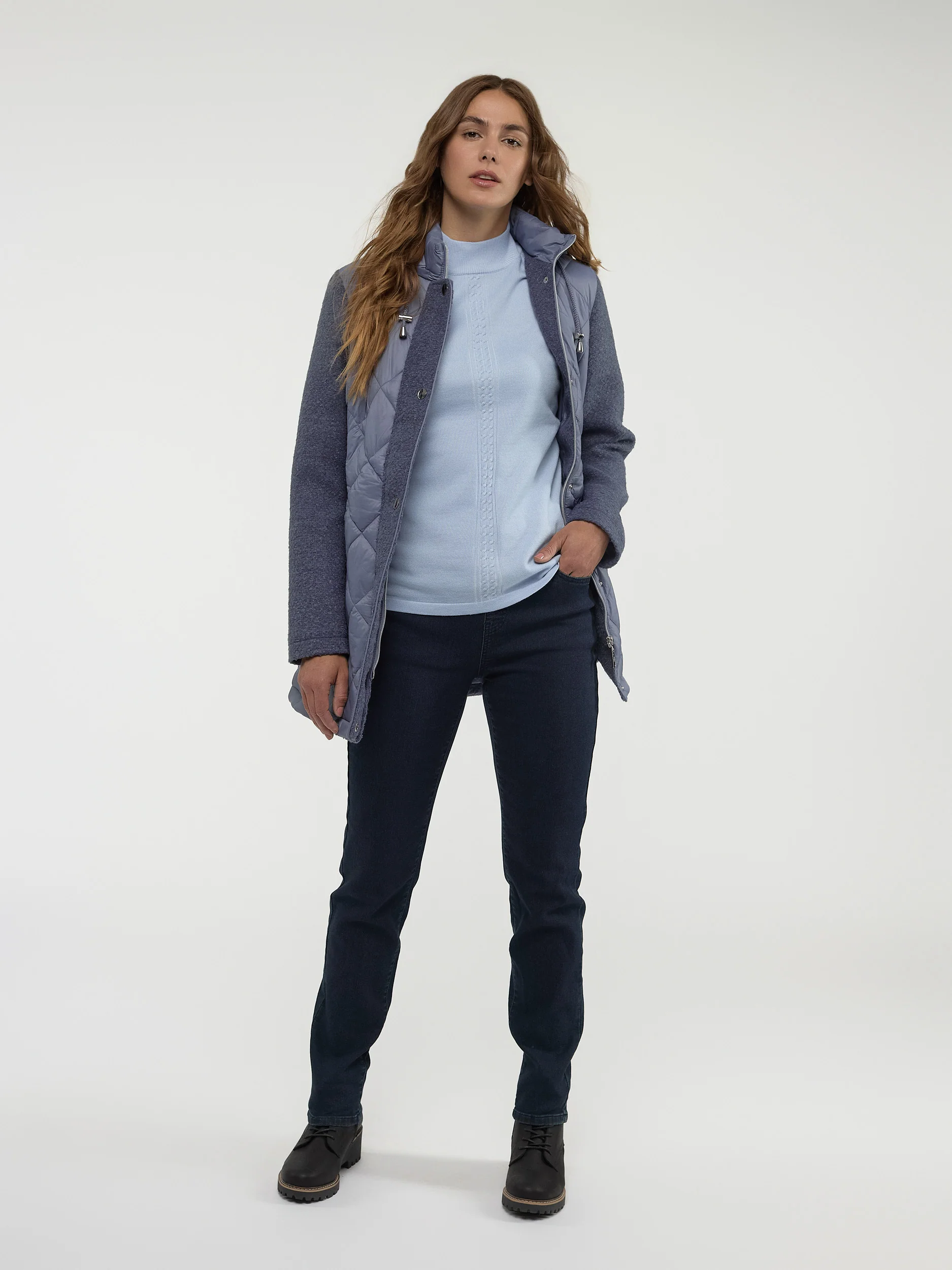 Manteau mi-cuisse semi-ajusté - Image 5
