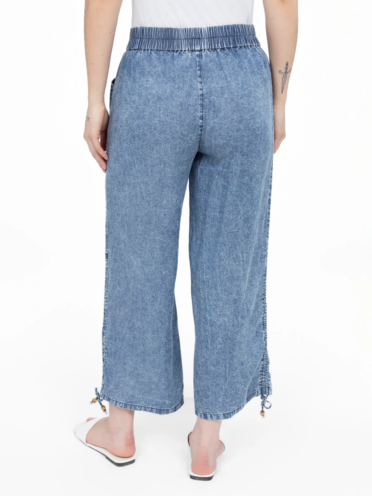 Pantalon à la cheville à enfiler - Image 3