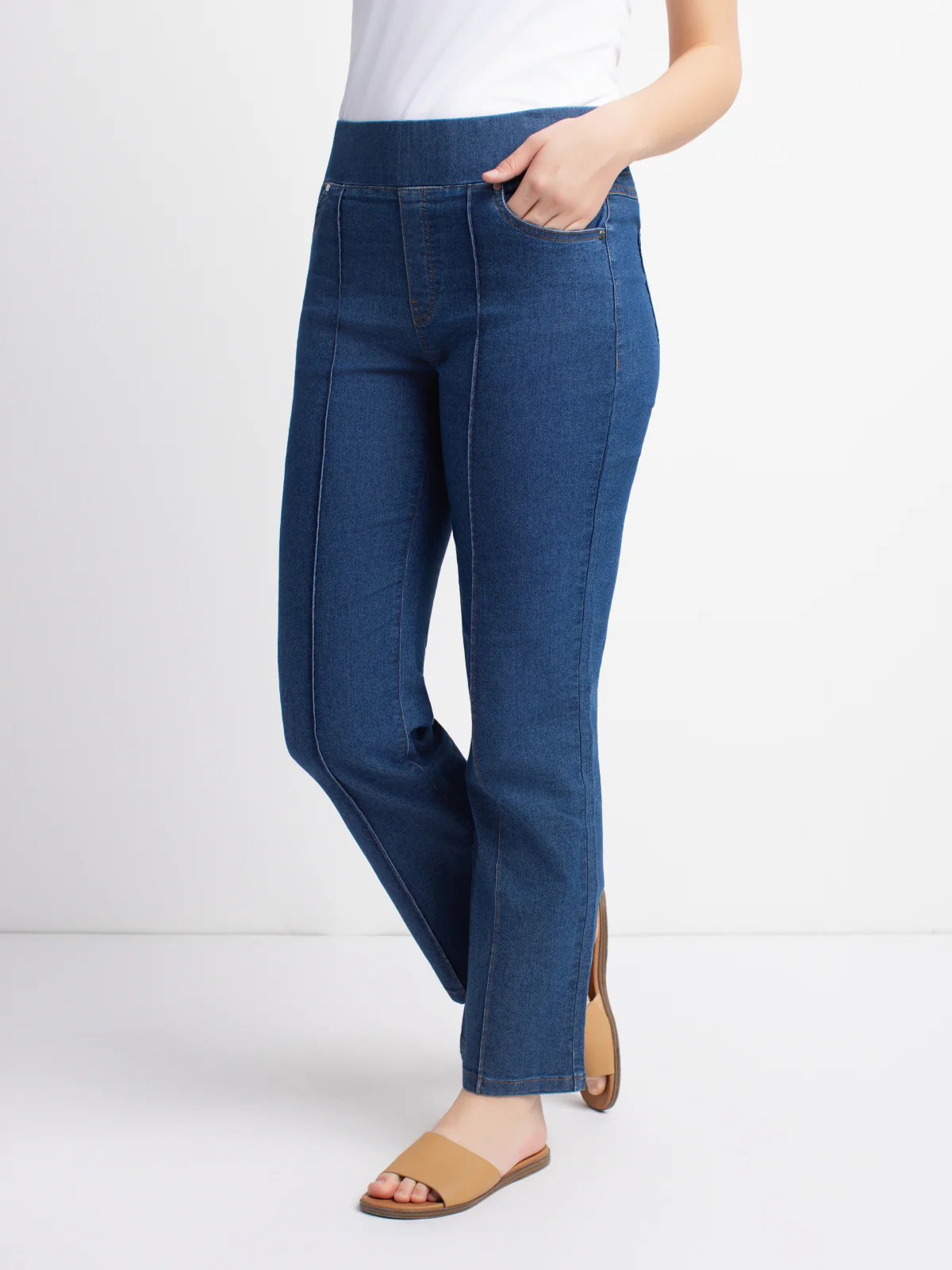 Pantalon denim à jambe évasé - Image 9