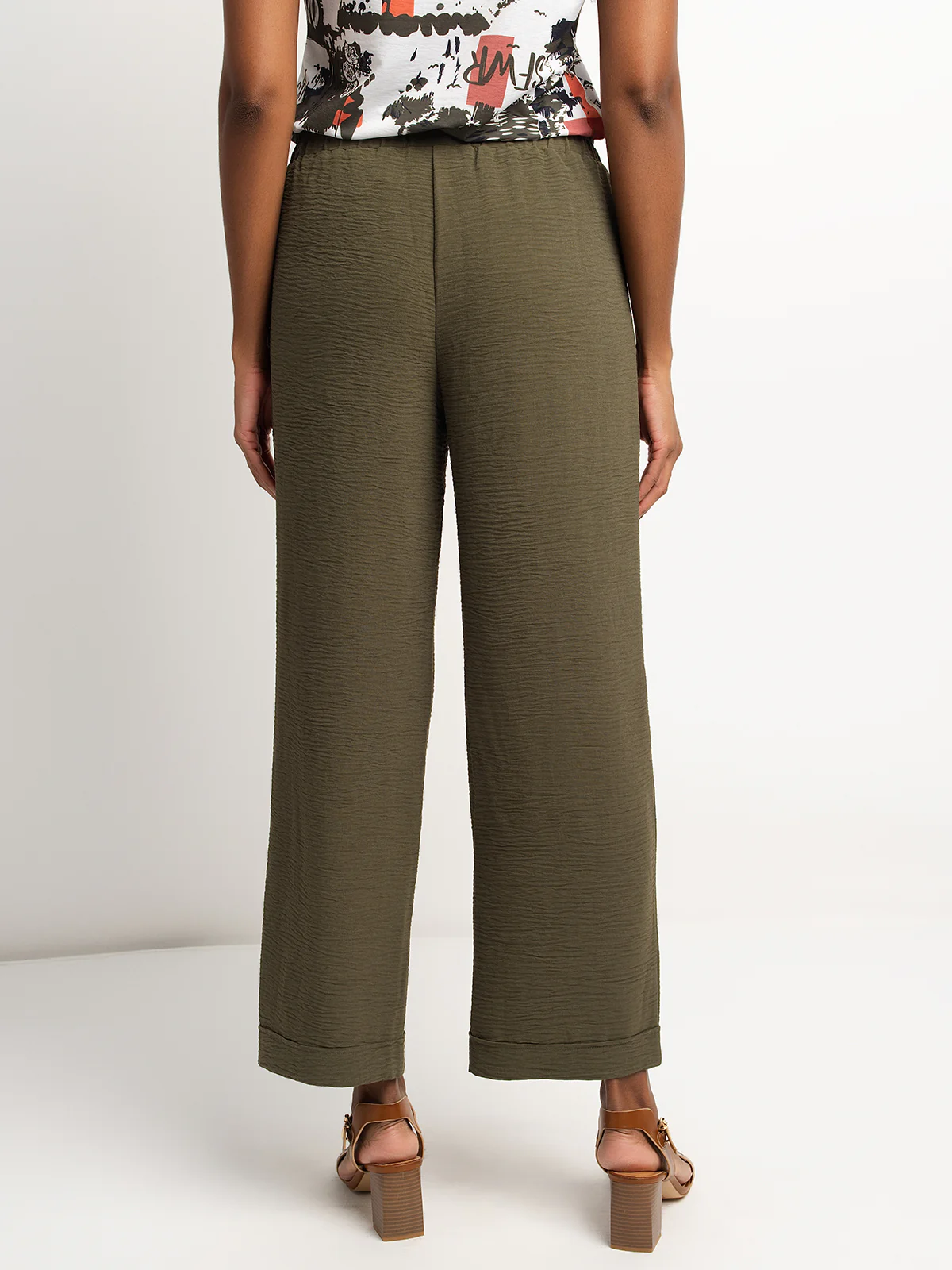 Pantalon droit à la cheville à enfiler - Image 3