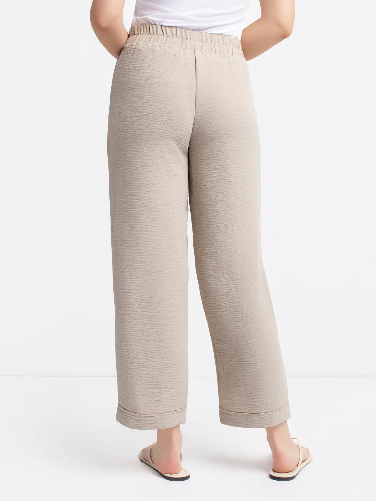 Pantalon droit à la cheville à enfiler - Image 6