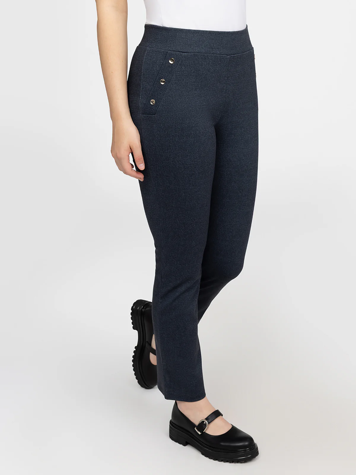 Pantalon droit décontracté à enfiler - Image 6