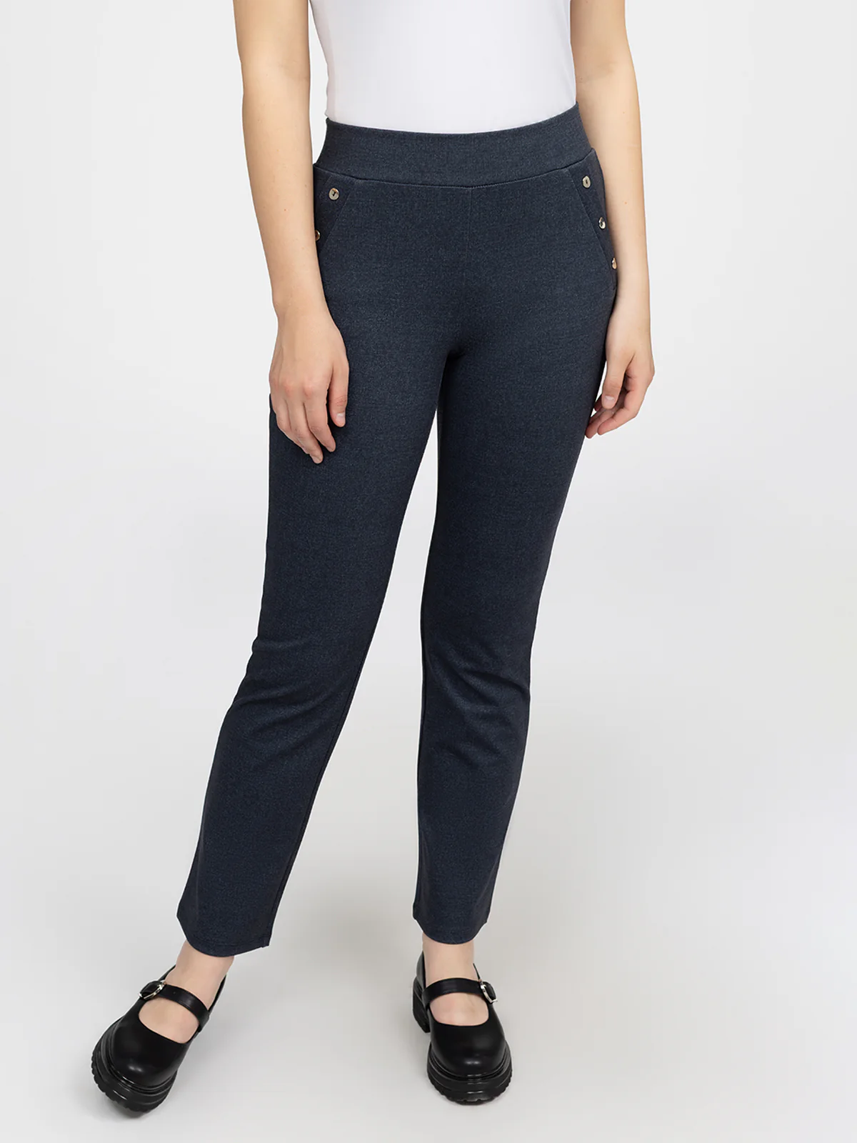 Pantalon droit décontracté à enfiler - Image 7