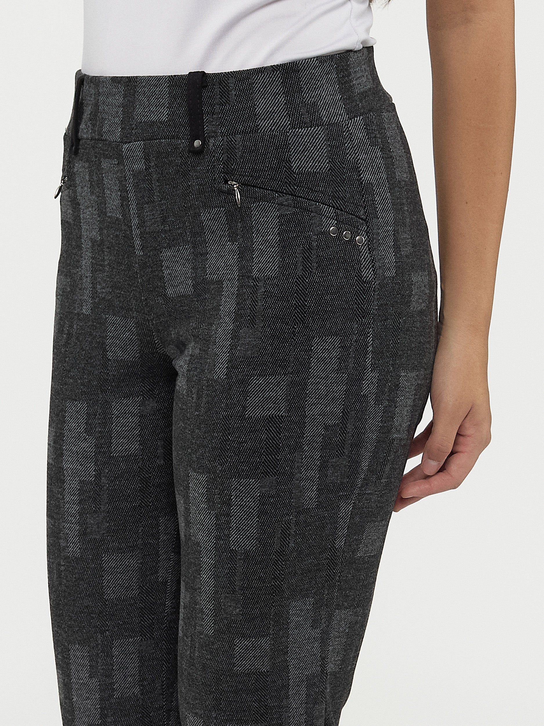 Pantalon droit semi-ajusté à enfiler - Image 2