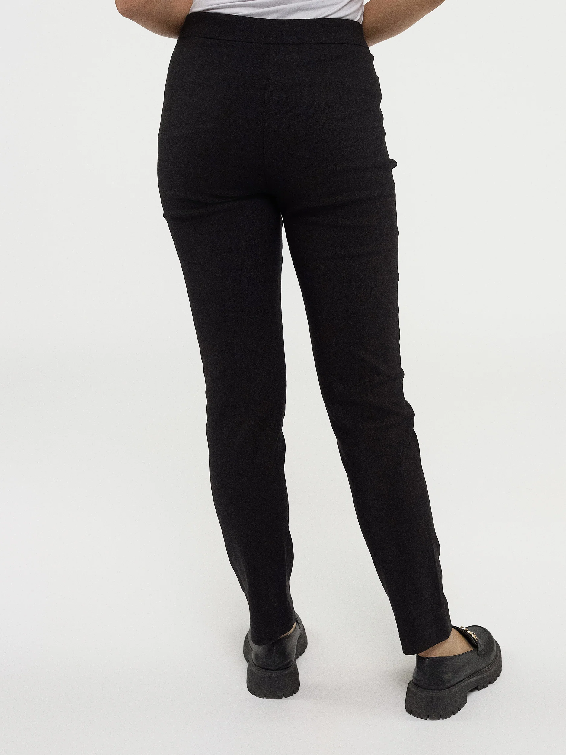 Pantalon droit semi-ajusté à enfiler - Petite - Image 3
