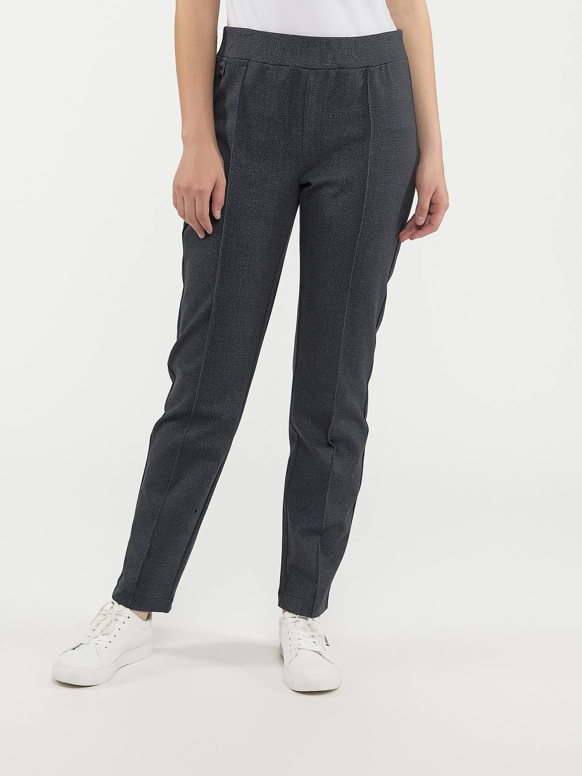 Pantalon droit semi-ajusté à enfiler - Petite - Image 10