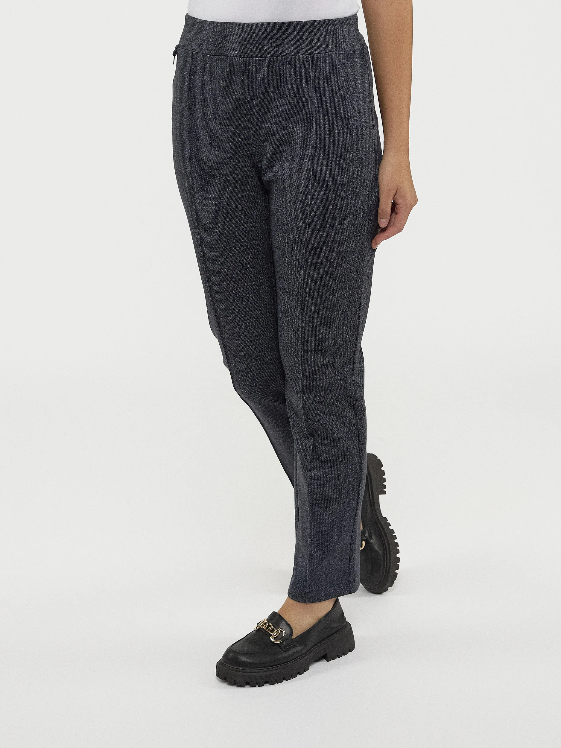 Pantalon droit semi-ajusté à enfiler - Petite - Image 13