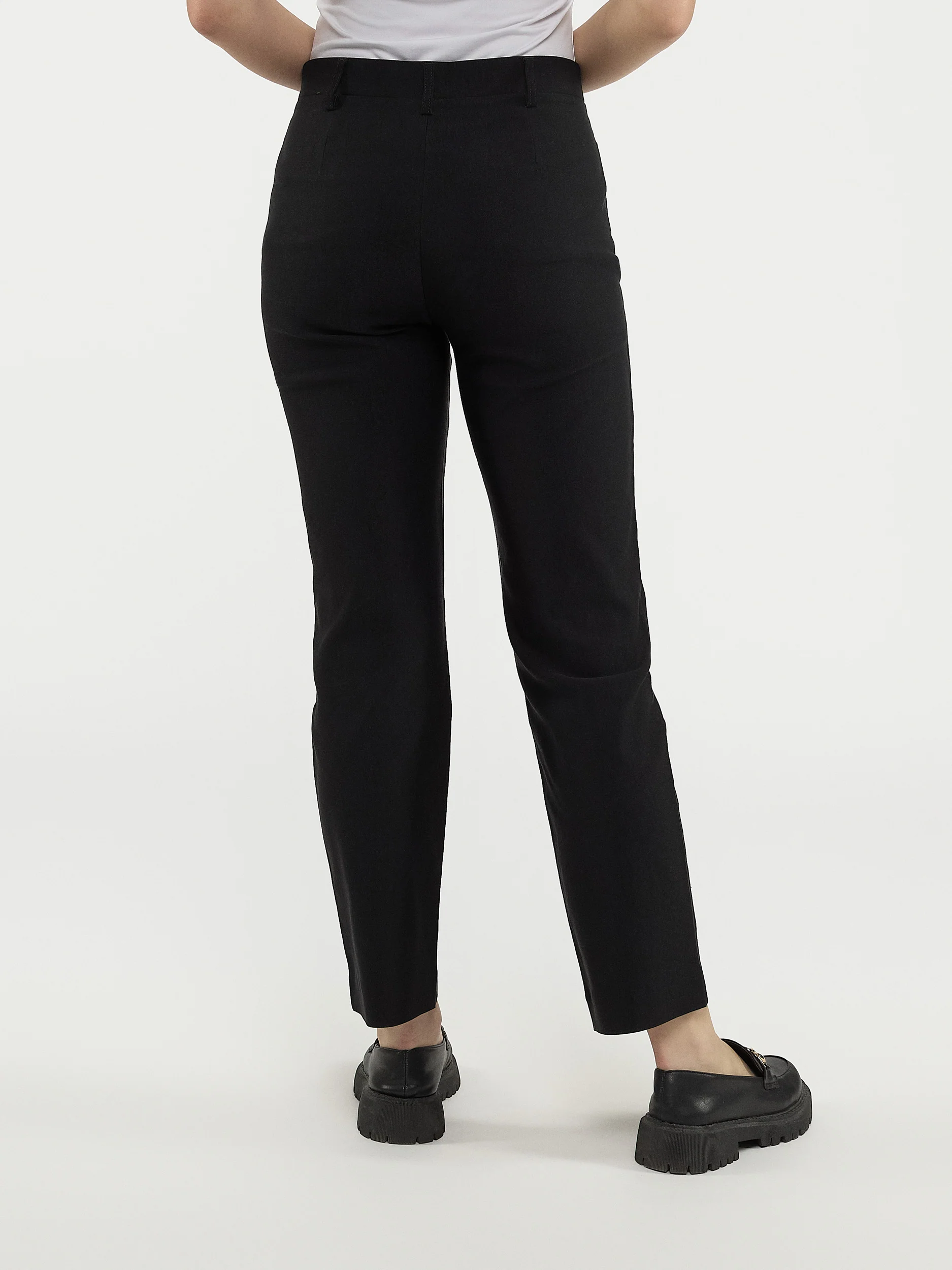 Pantalon droit semi-ajusté à enfiler - Petite - Image 3
