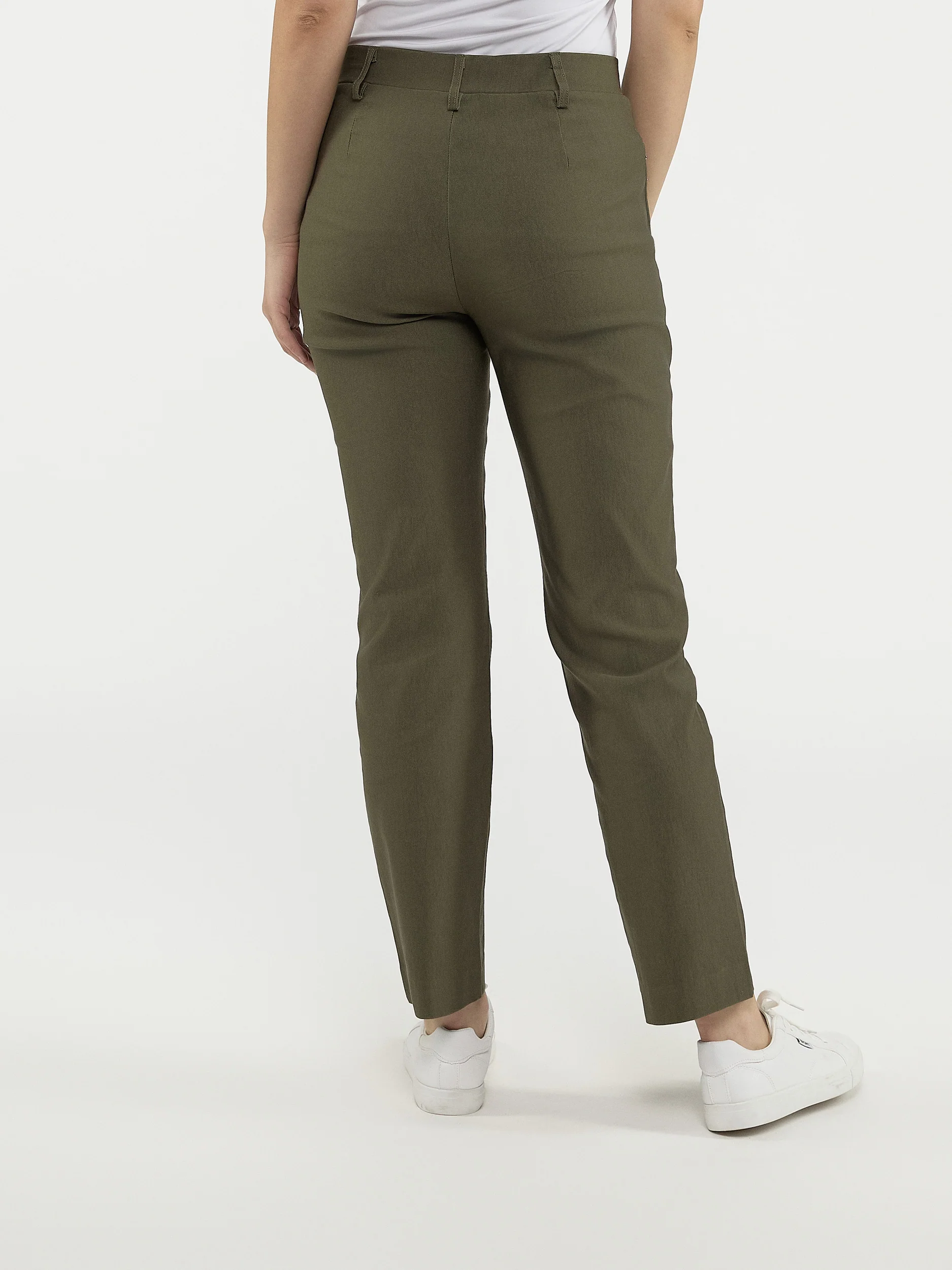 Pantalon droit semi-ajusté à enfiler - Petite - Image 7