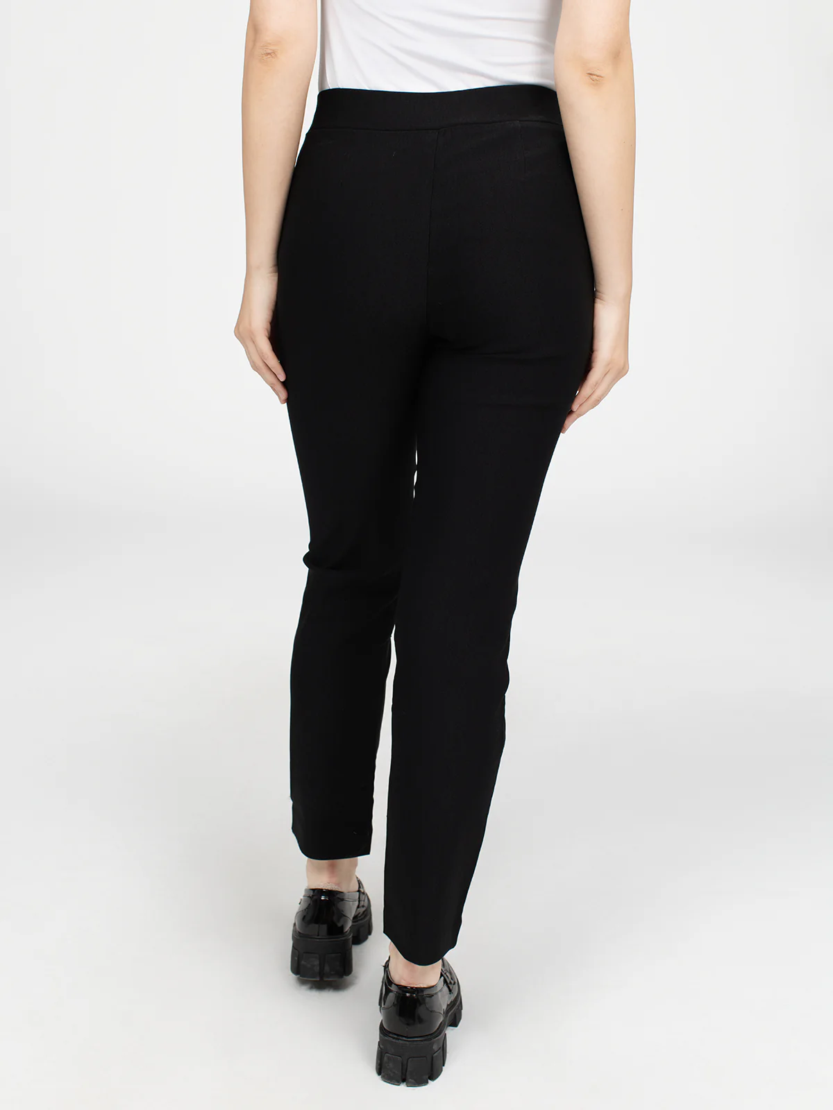 Pantalon droit semi-ajusté à enfiler - Petite - Image 3
