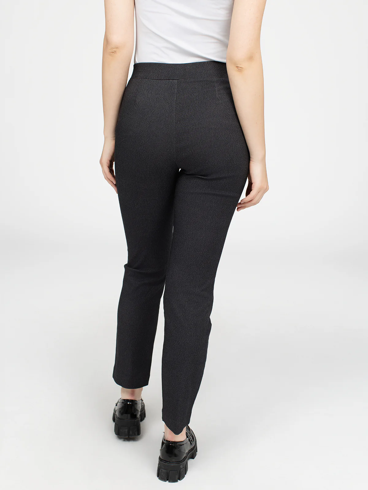 Pantalon droit semi-ajusté à enfiler - Petite - Image 7