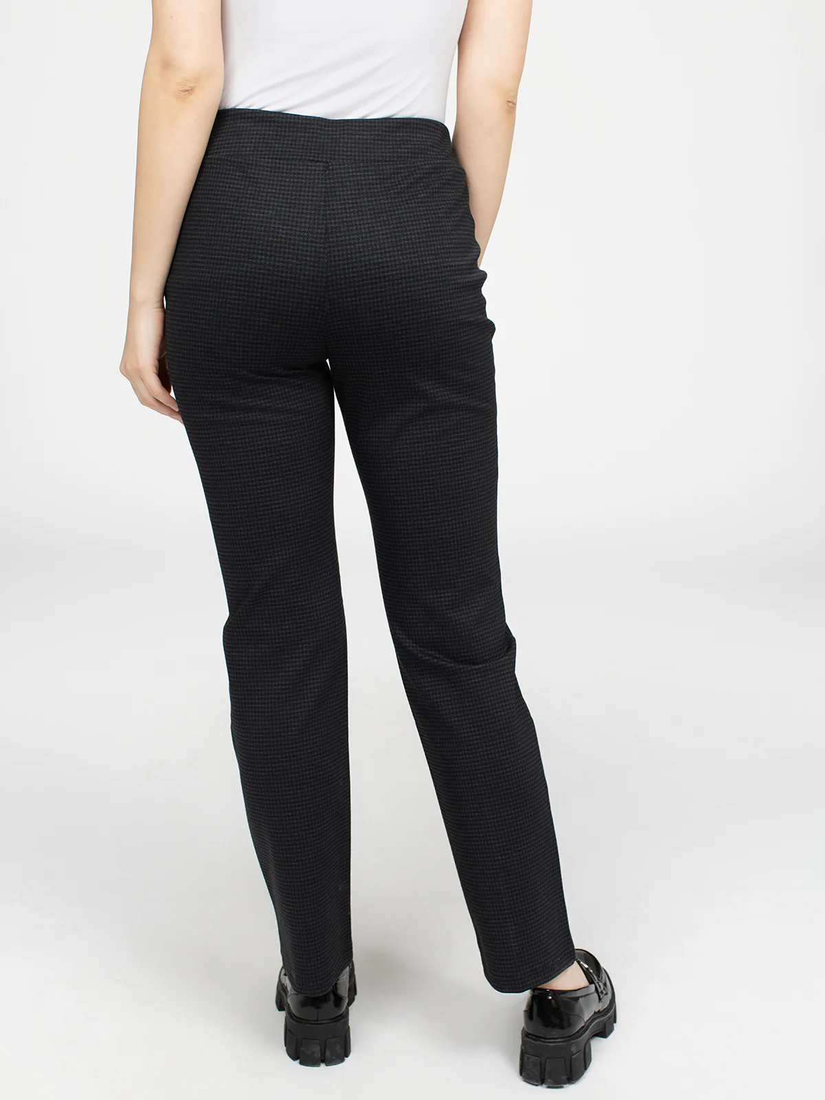 Pantalon droit semi-ajusté à enfiler - Petite - Image 3