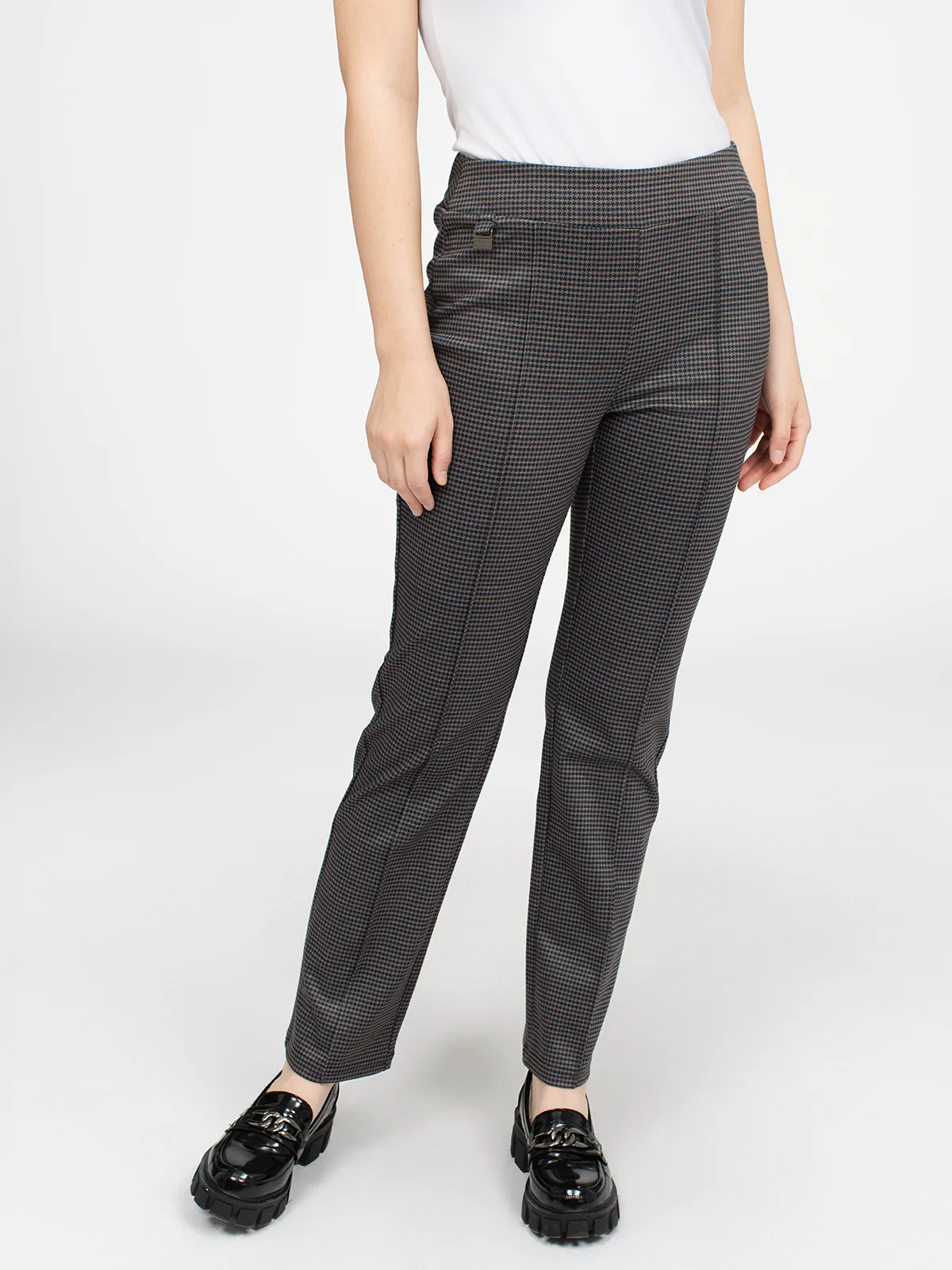 Pantalon droit semi-ajusté à enfiler - Petite - Image 6
