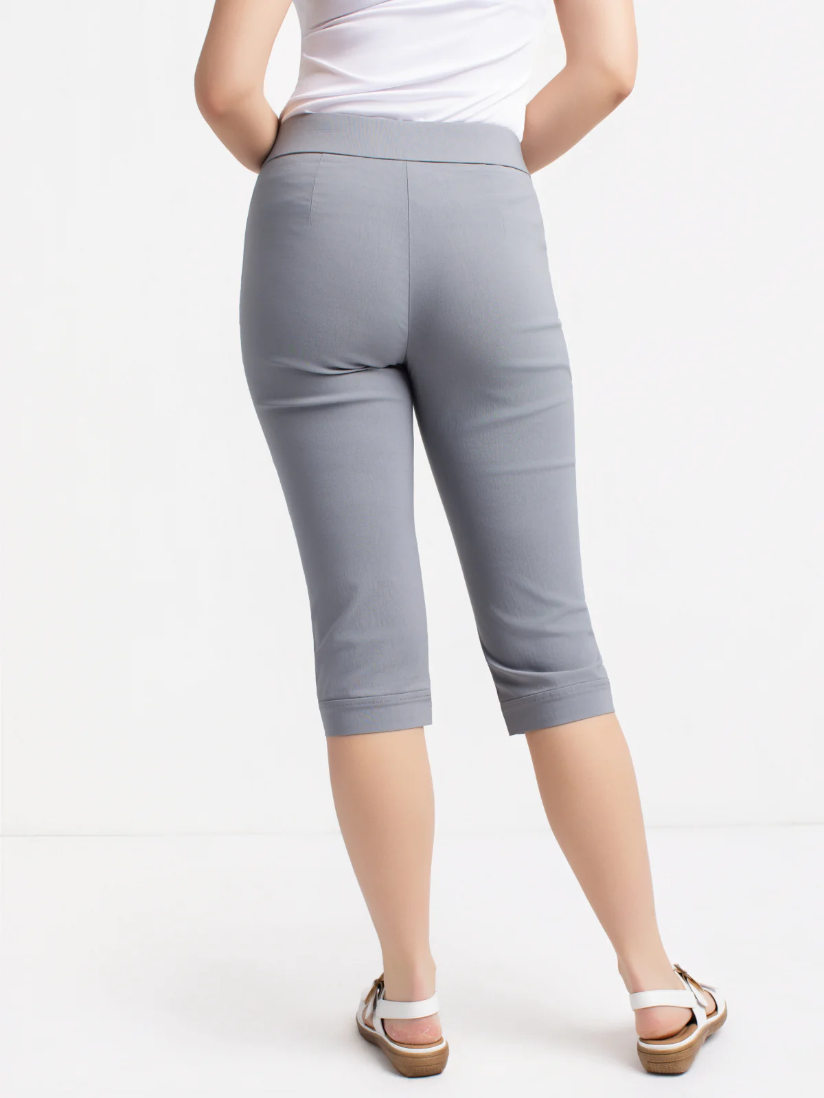 Pantalon droit semi-ajusté à enfiler - Petite - Image 14