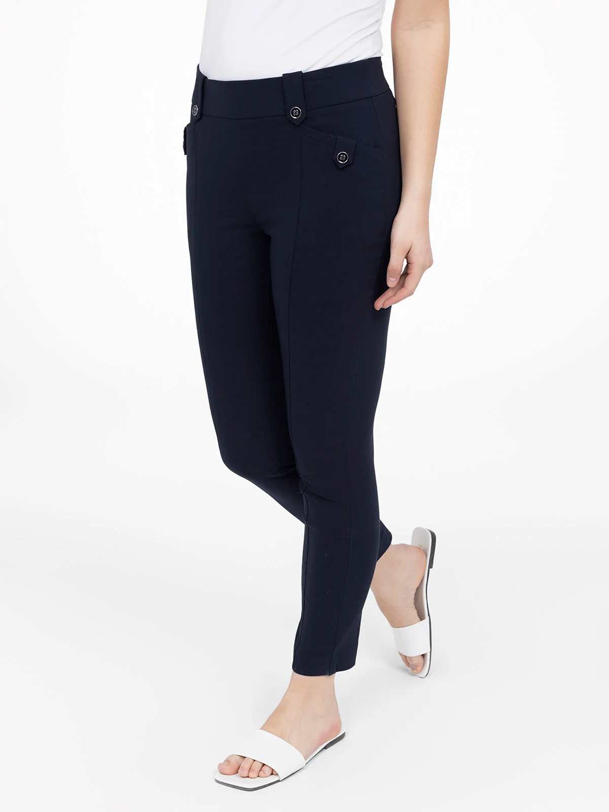 Pantalon étroit à enfiler - Petite - Image 4