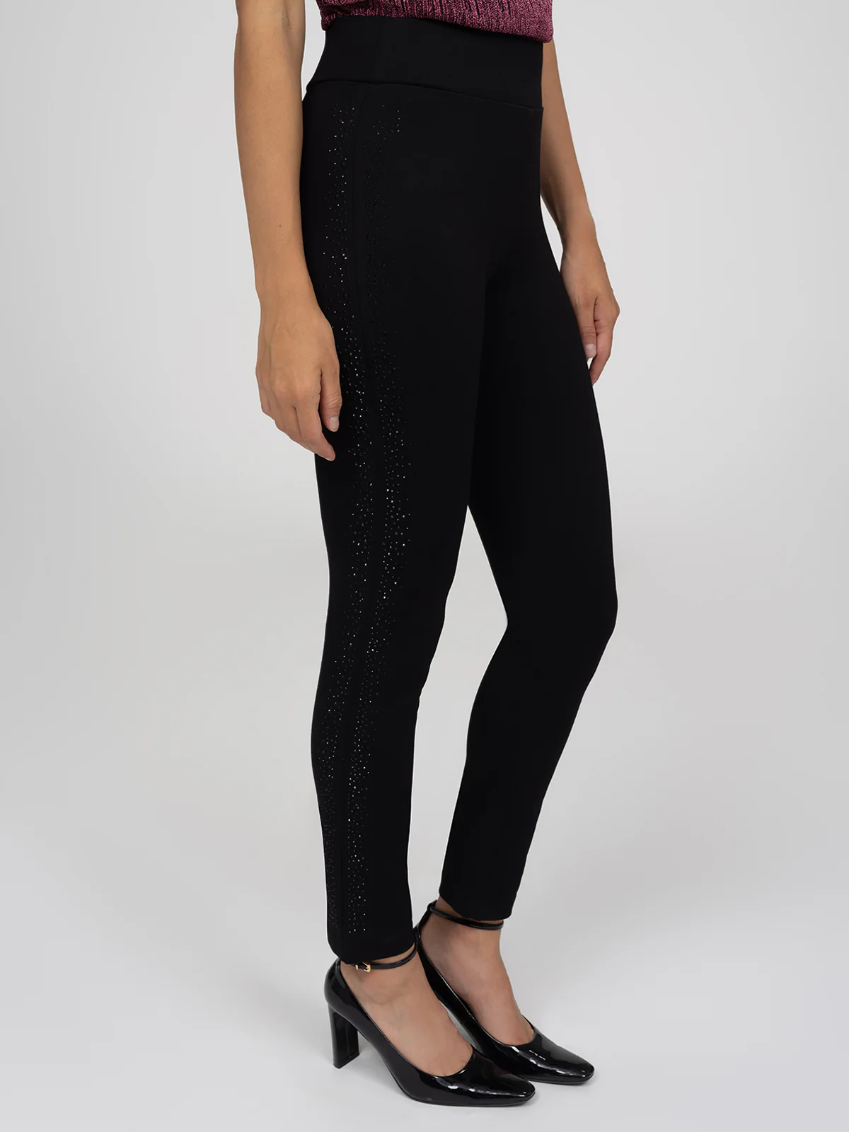 Pantalon étroit ajusté à la cheville à enfiler