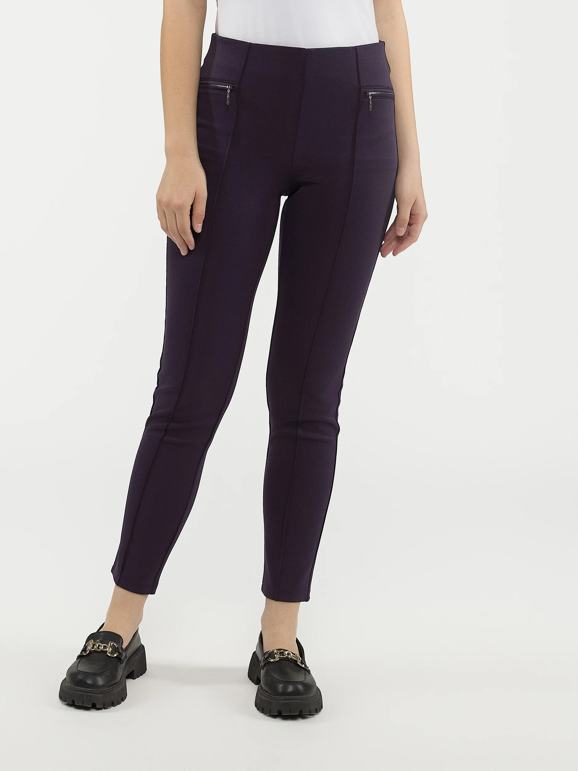 Pantalon étroit semi-ajusté à enfiler - Image 10