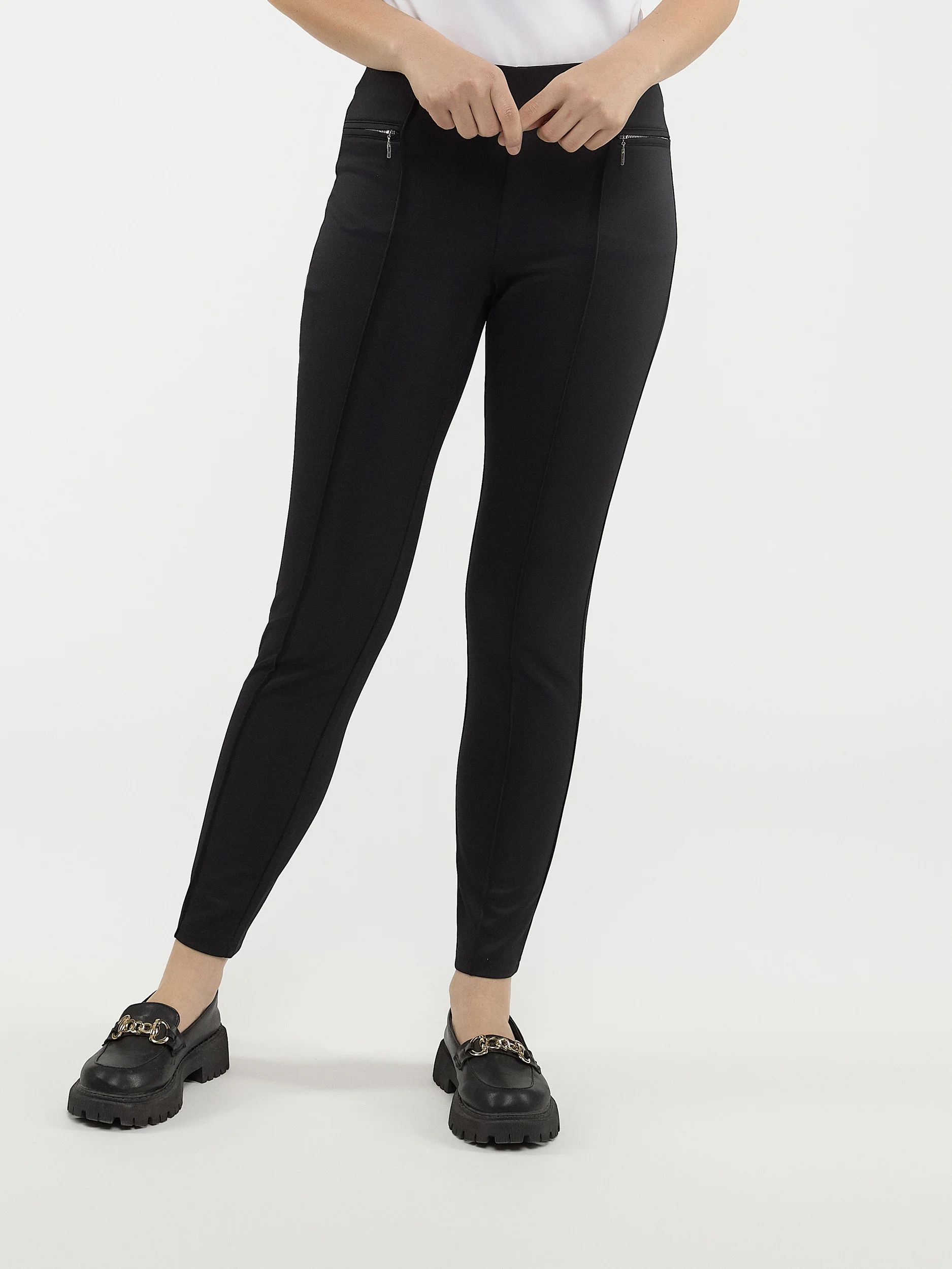 Pantalon étroit semi-ajusté à enfiler - Image 2